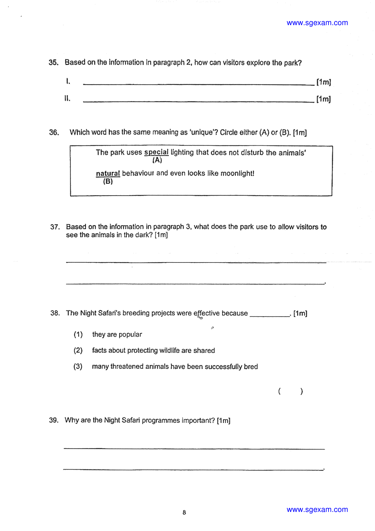 Answer Page 15