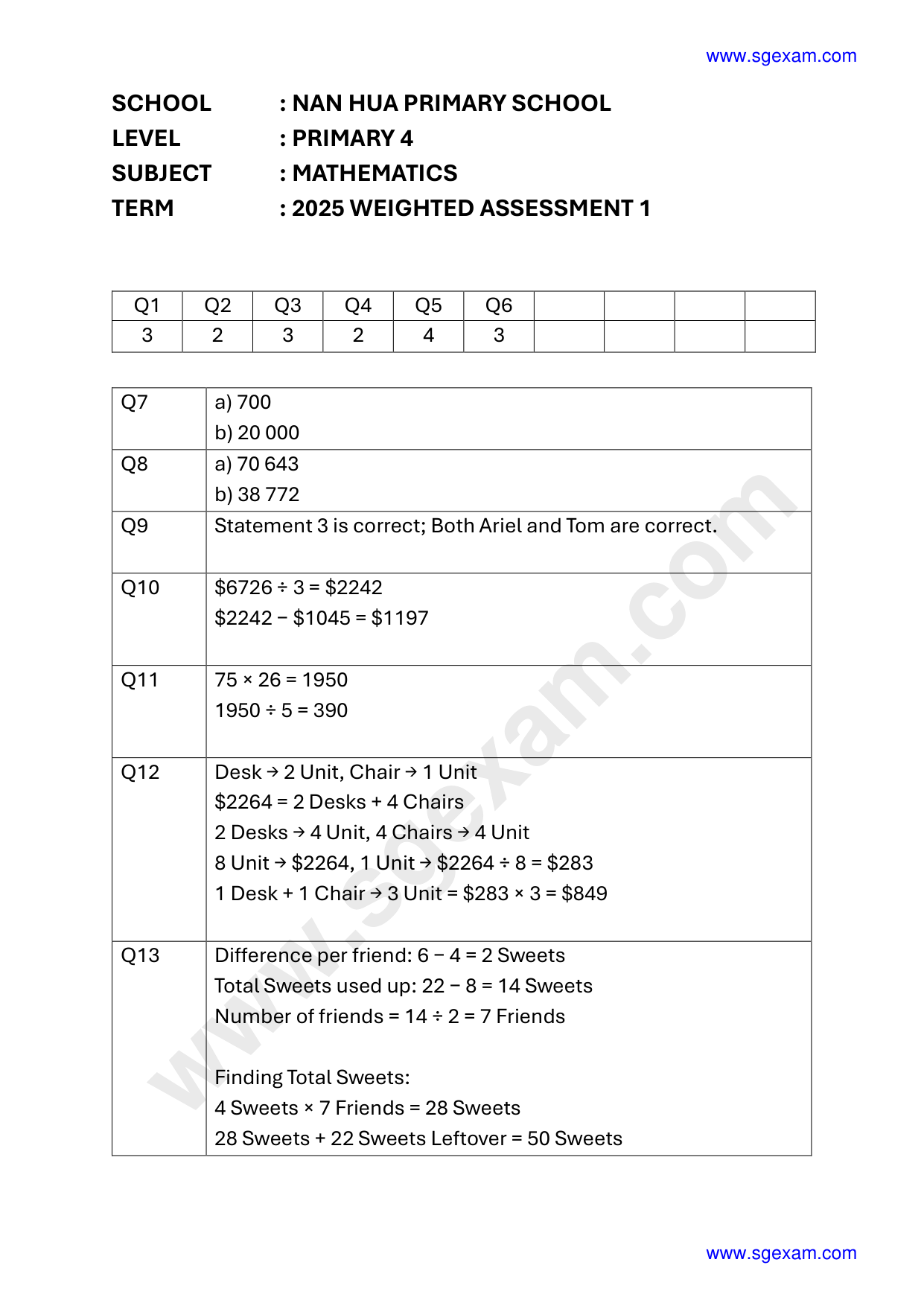 Answer Page 11