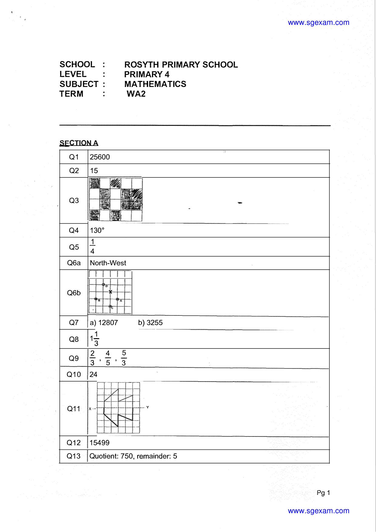 Answer Page 13