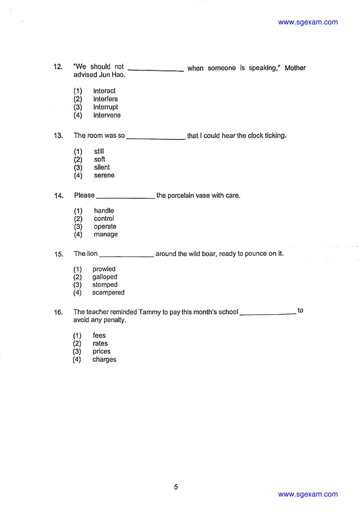 Answer Page 11