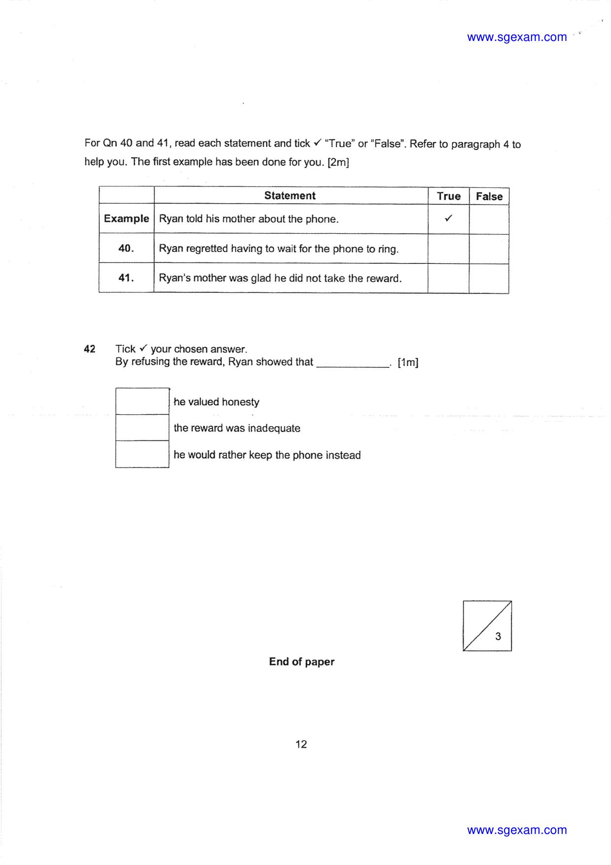 Answer Page 15