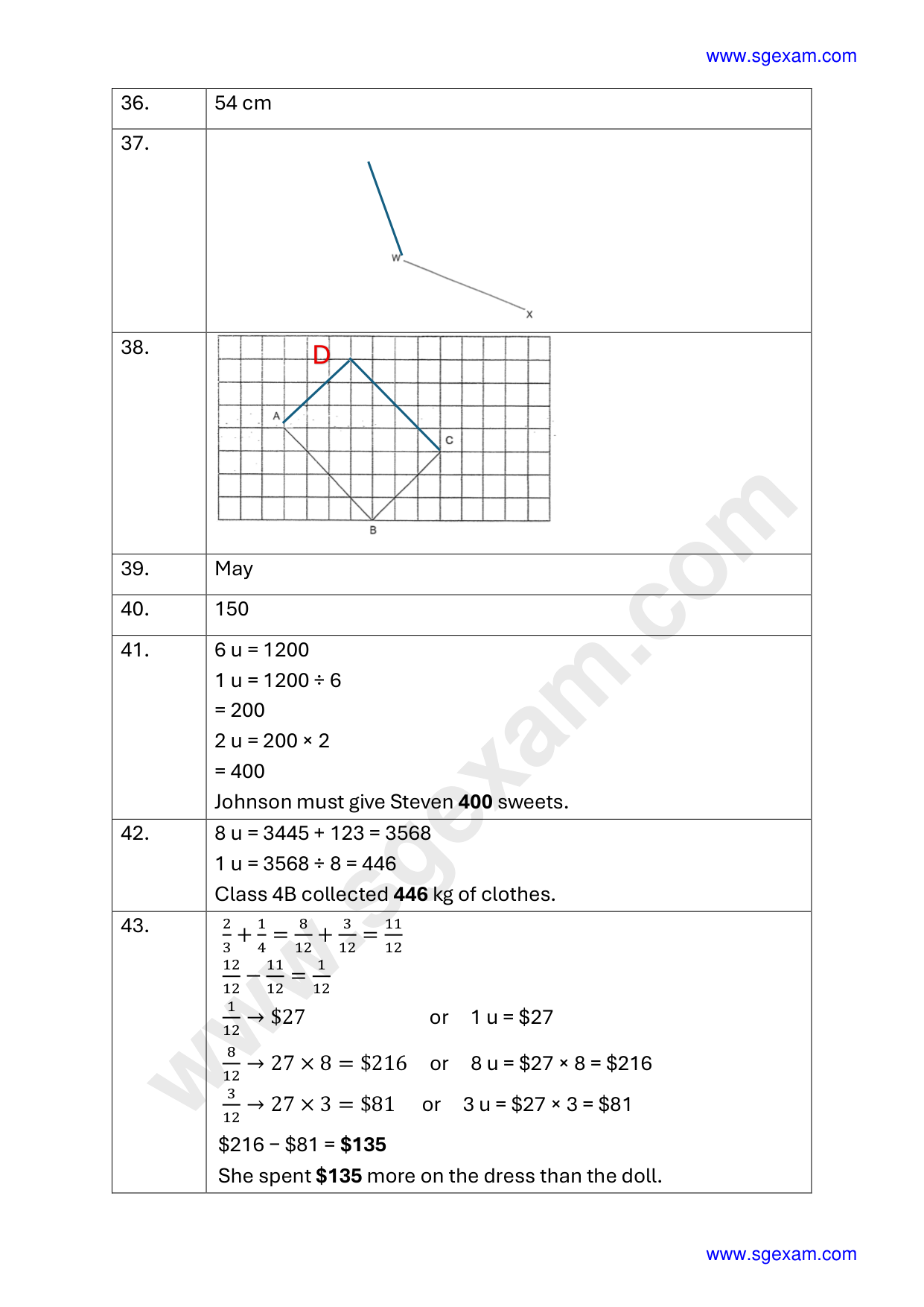 Answer Page 28
