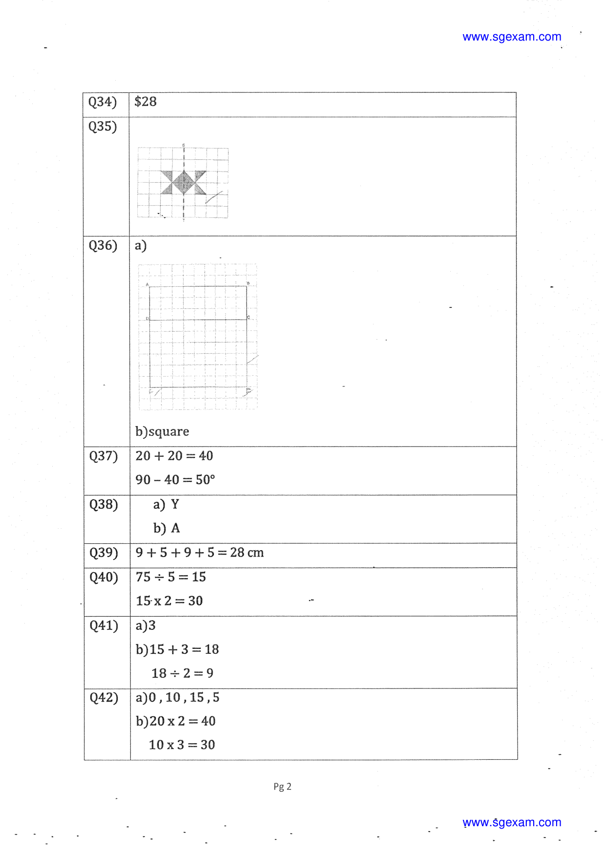Answer Page 29