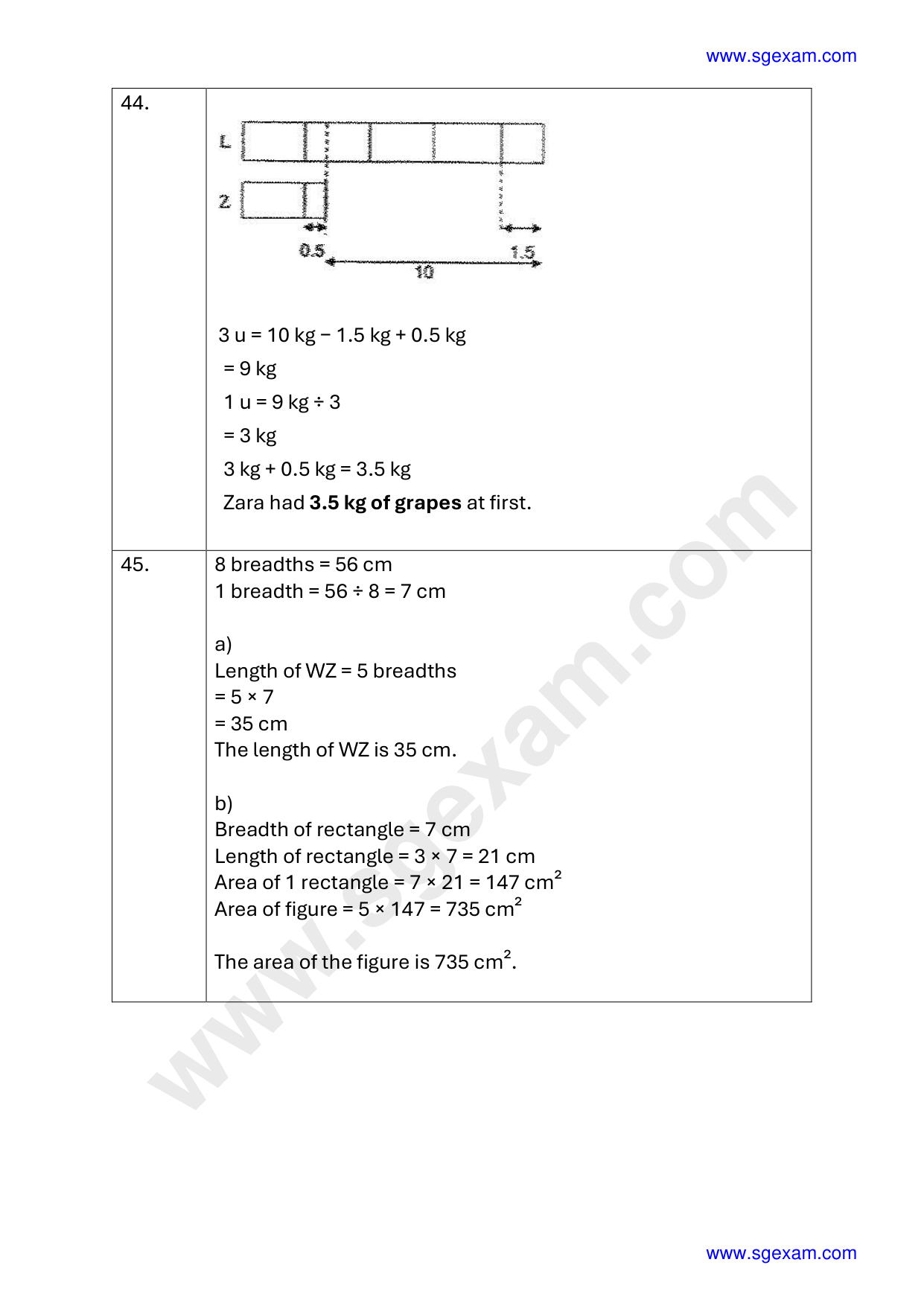 Answer Page 29