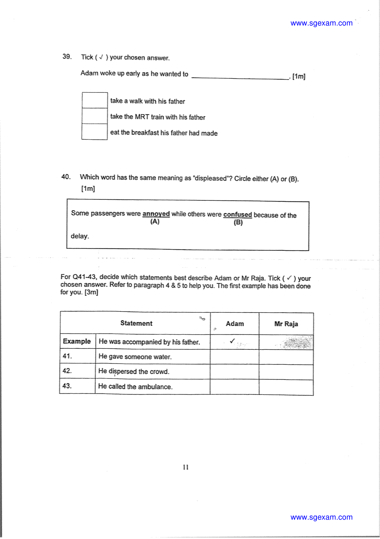 Answer Page 18