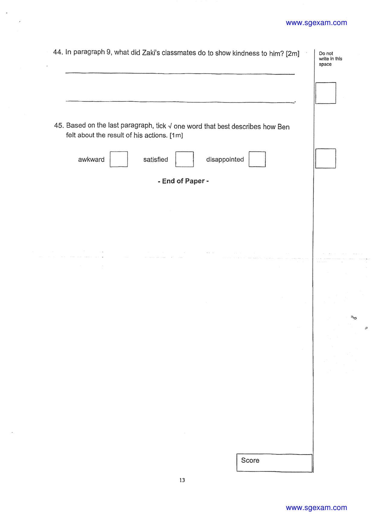 Answer Page 15
