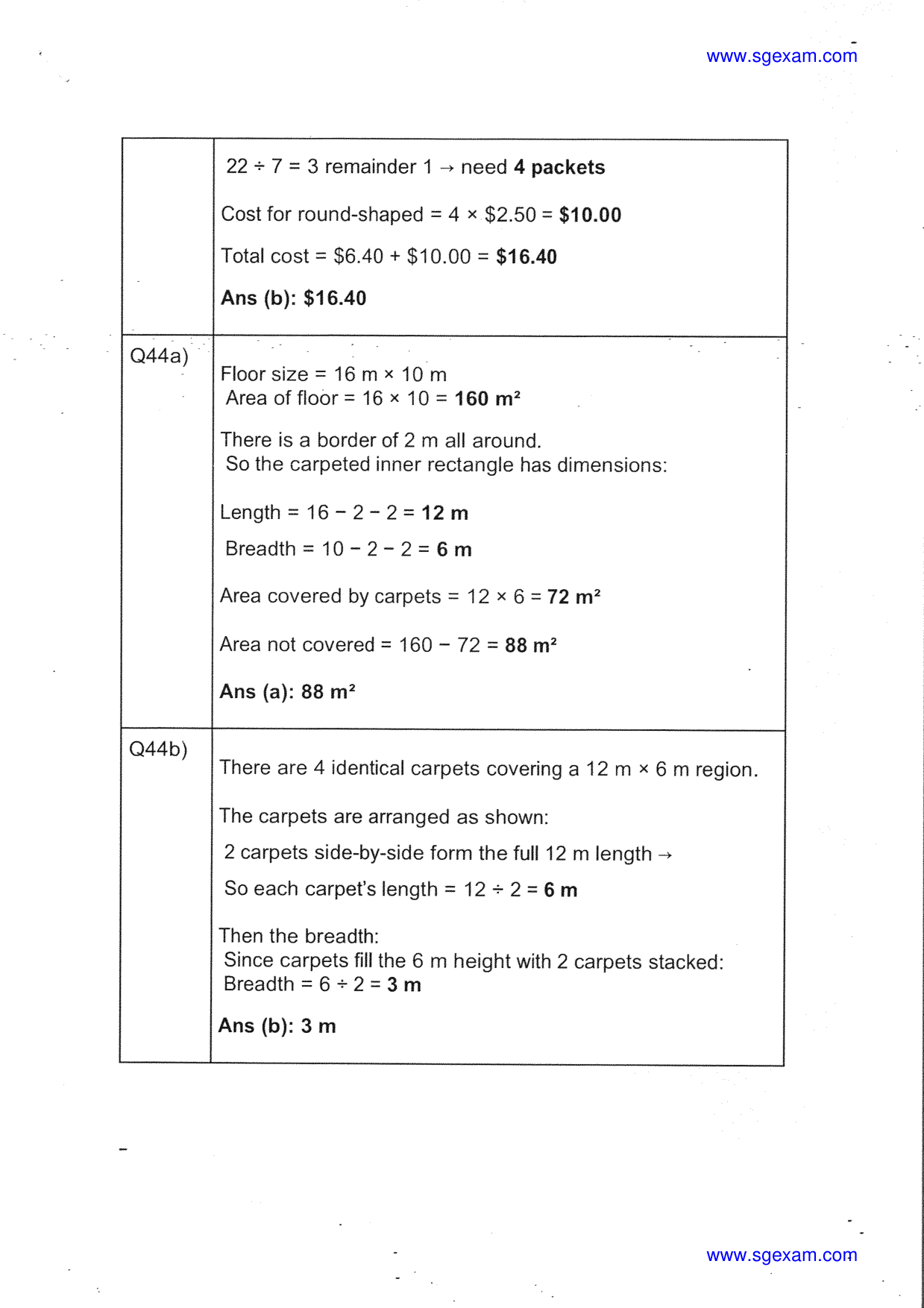Answer Page 29
