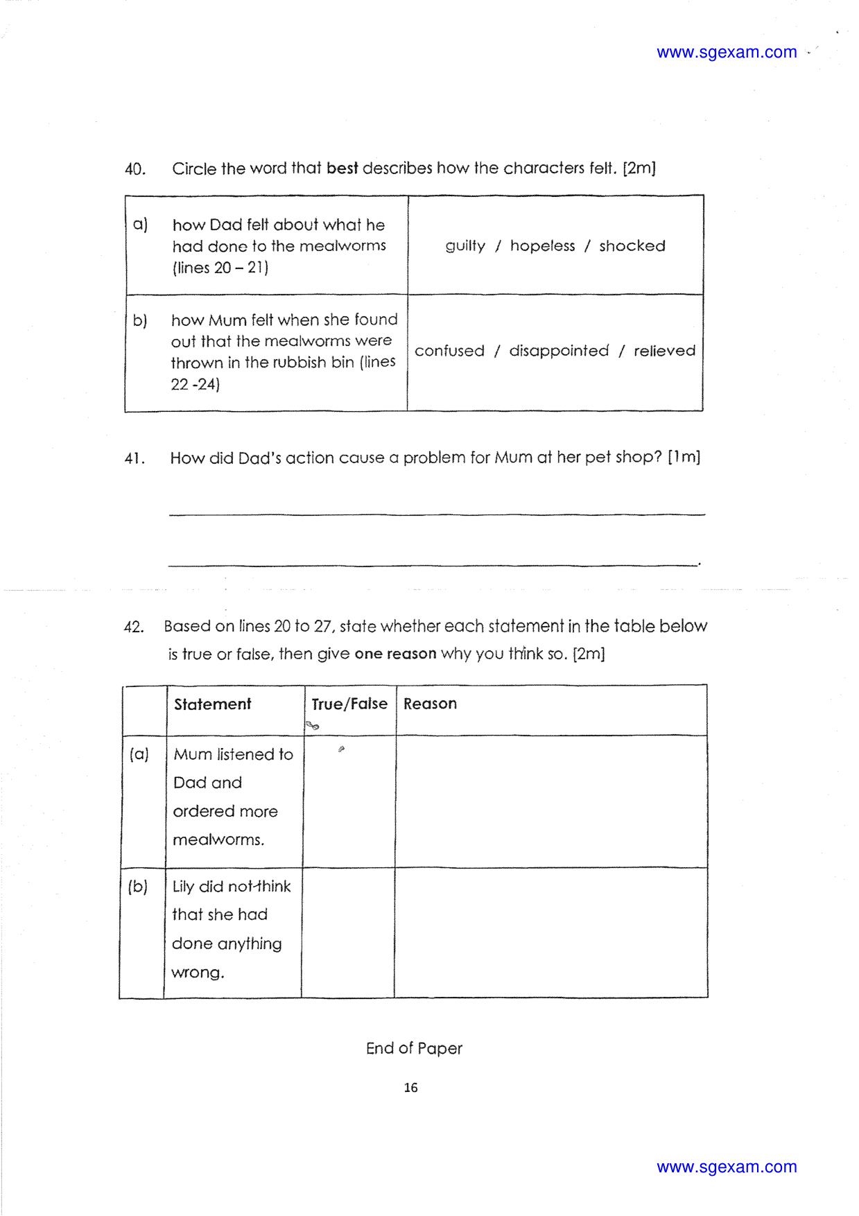 Answer Page 24