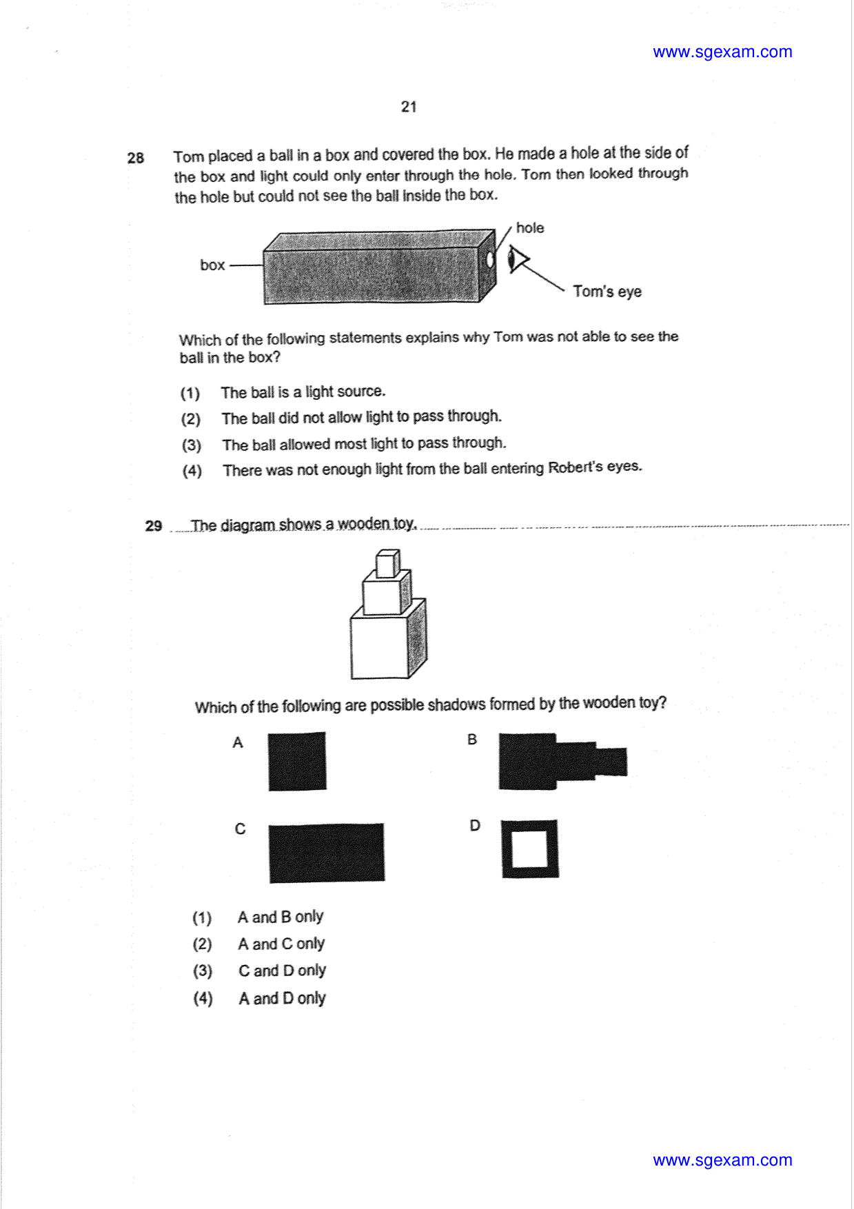 Answer Page 21