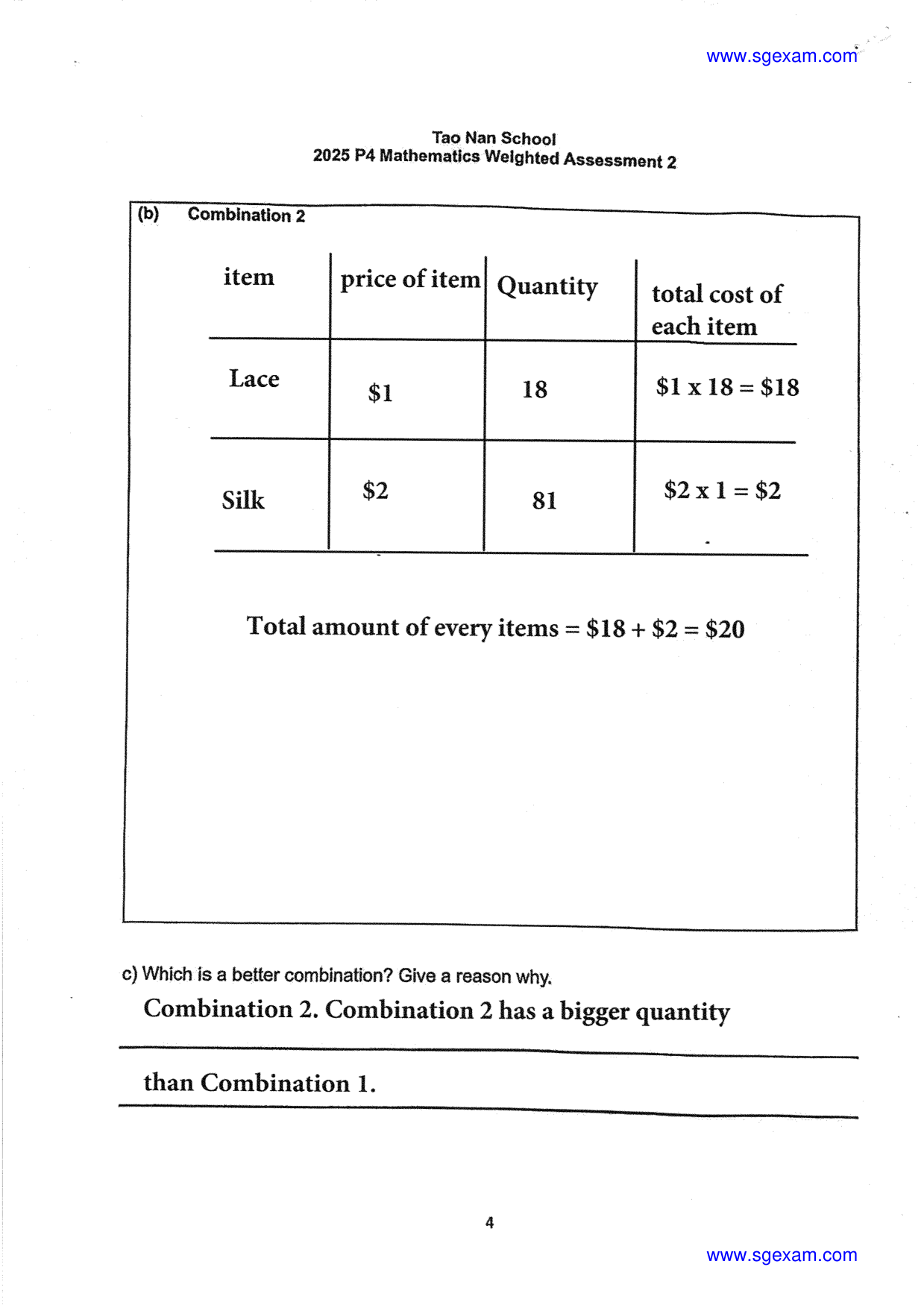 Answer Page 8