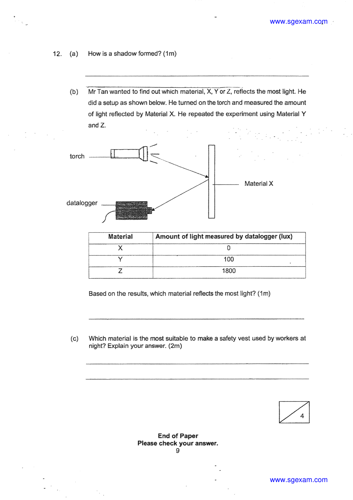 Answer Page 9