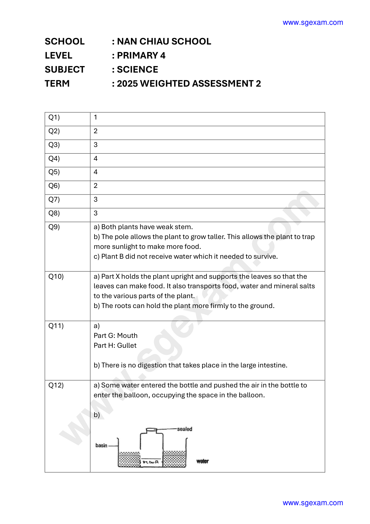 Answer Page 13