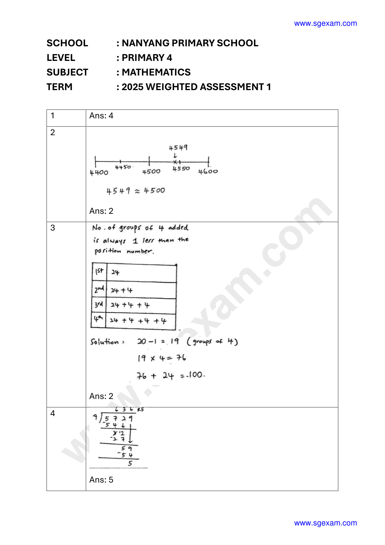 Answer Page 7