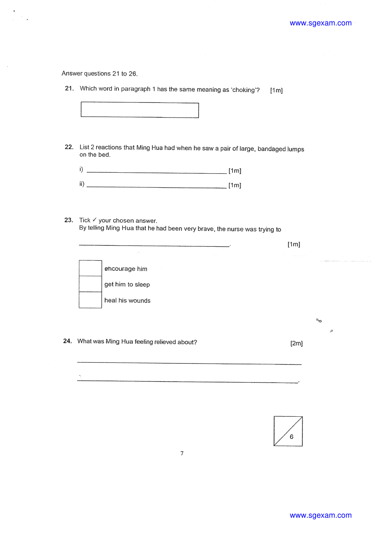 Answer Page 7