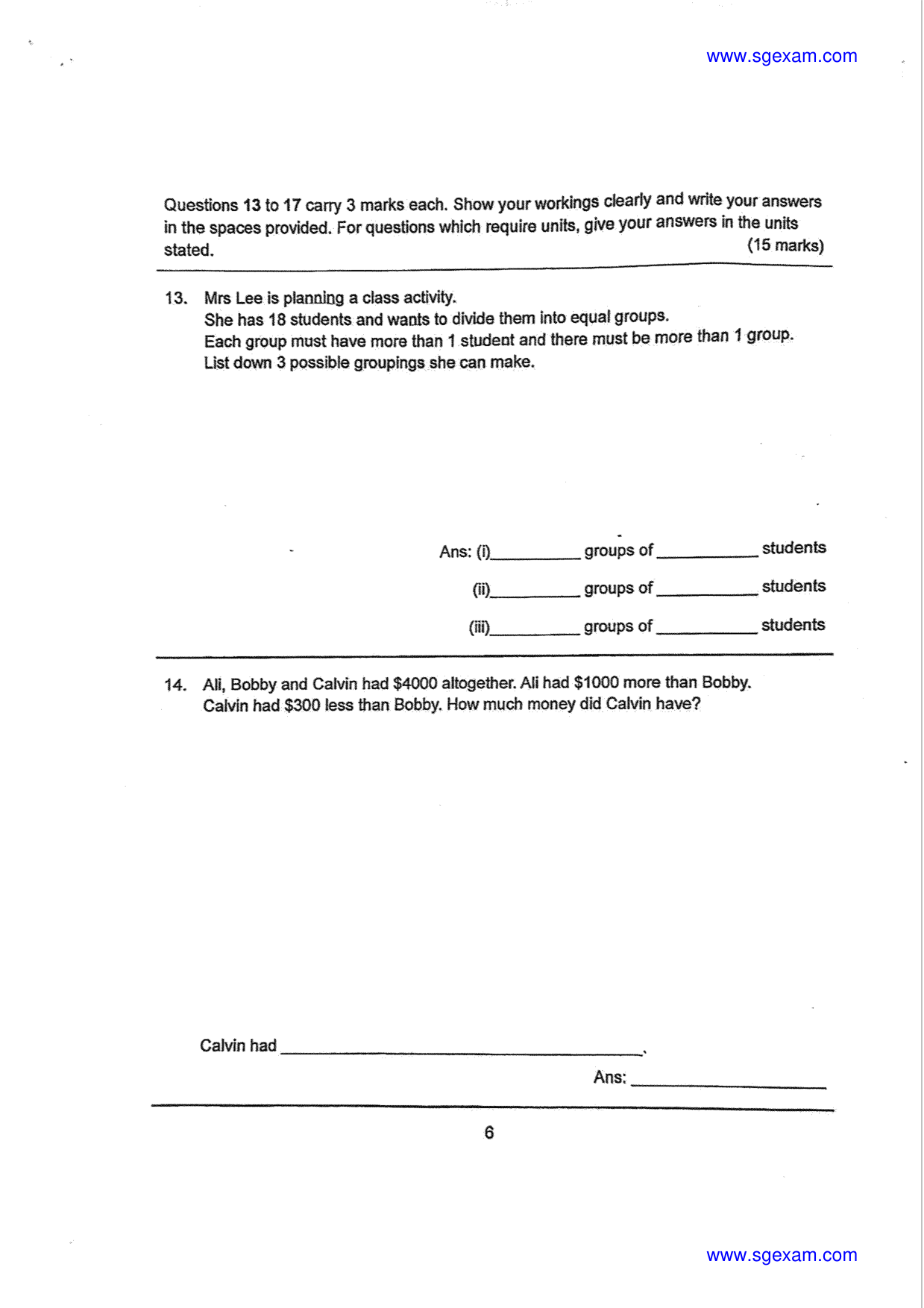 Answer Page 7