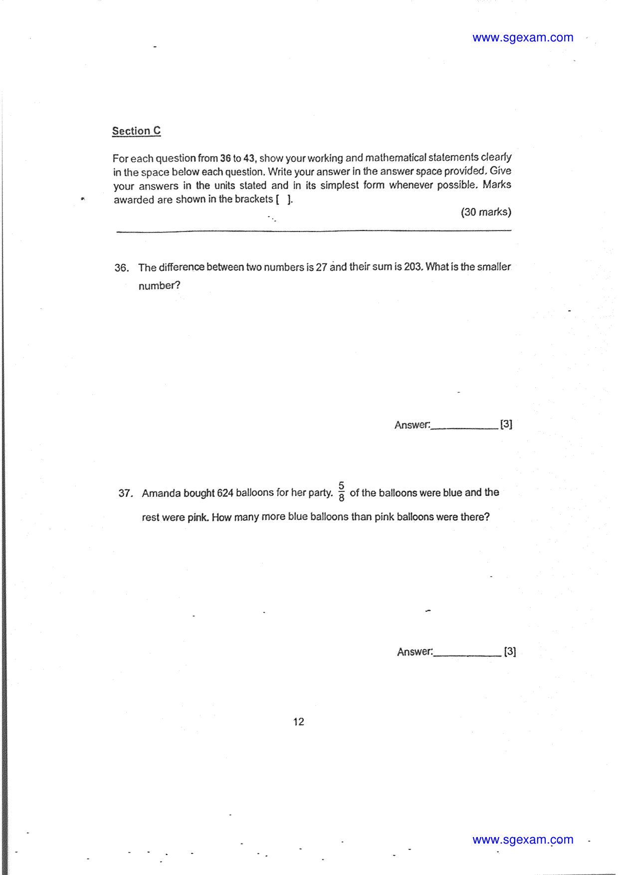 Answer Page 22