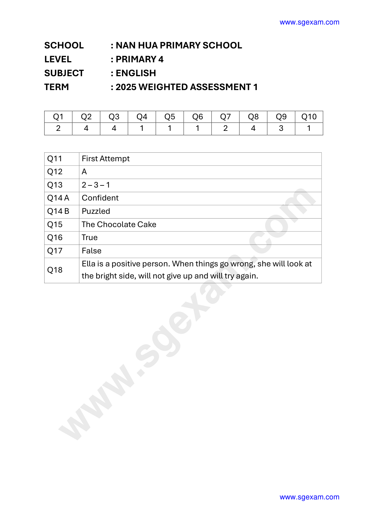 Answer Page 7