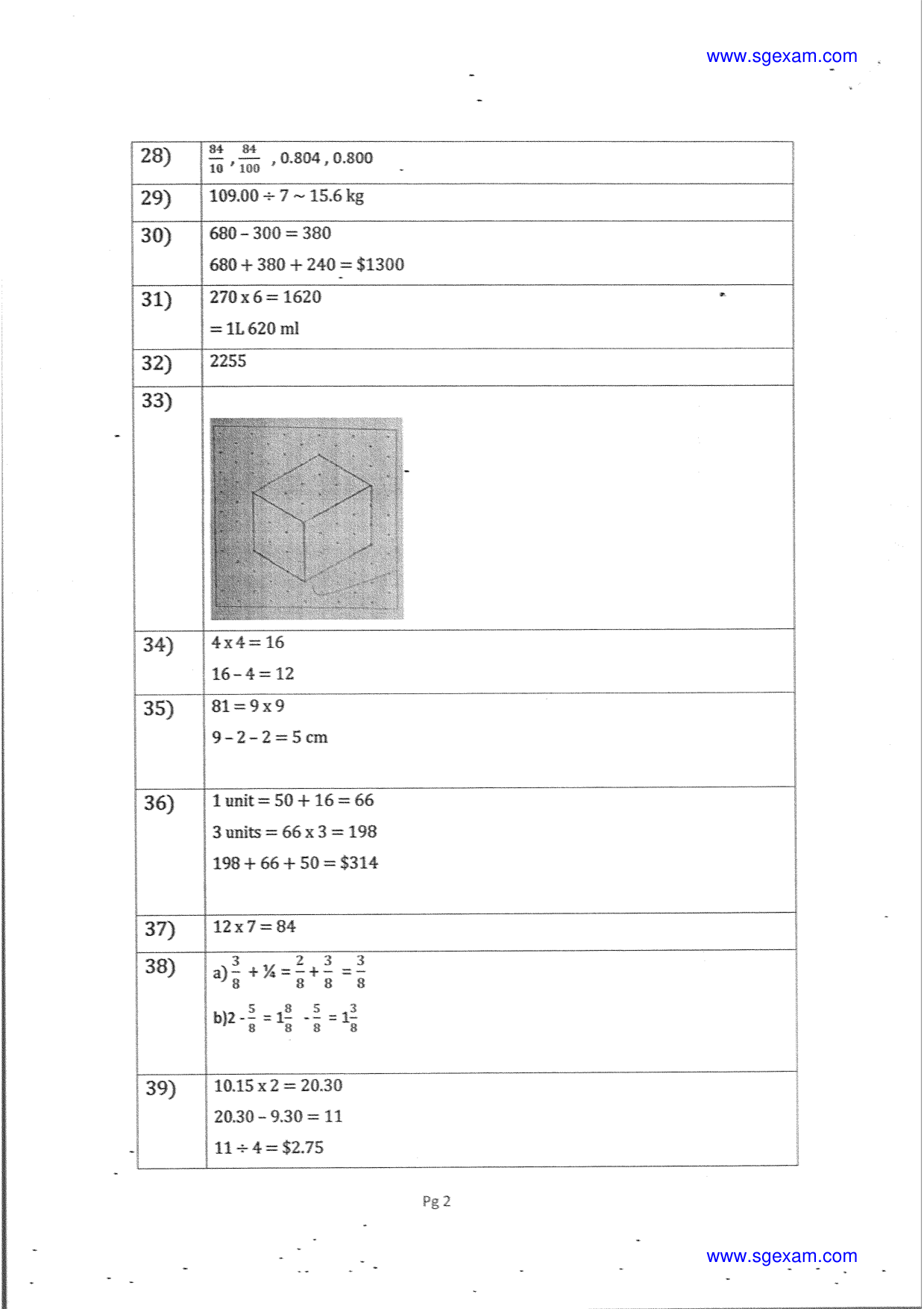 Answer Page 26