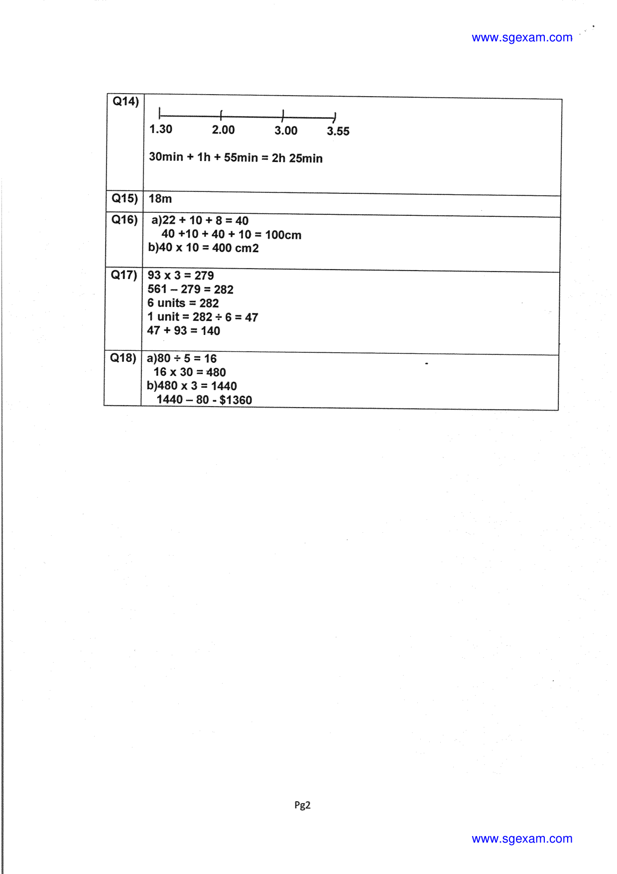 Answer Page 14