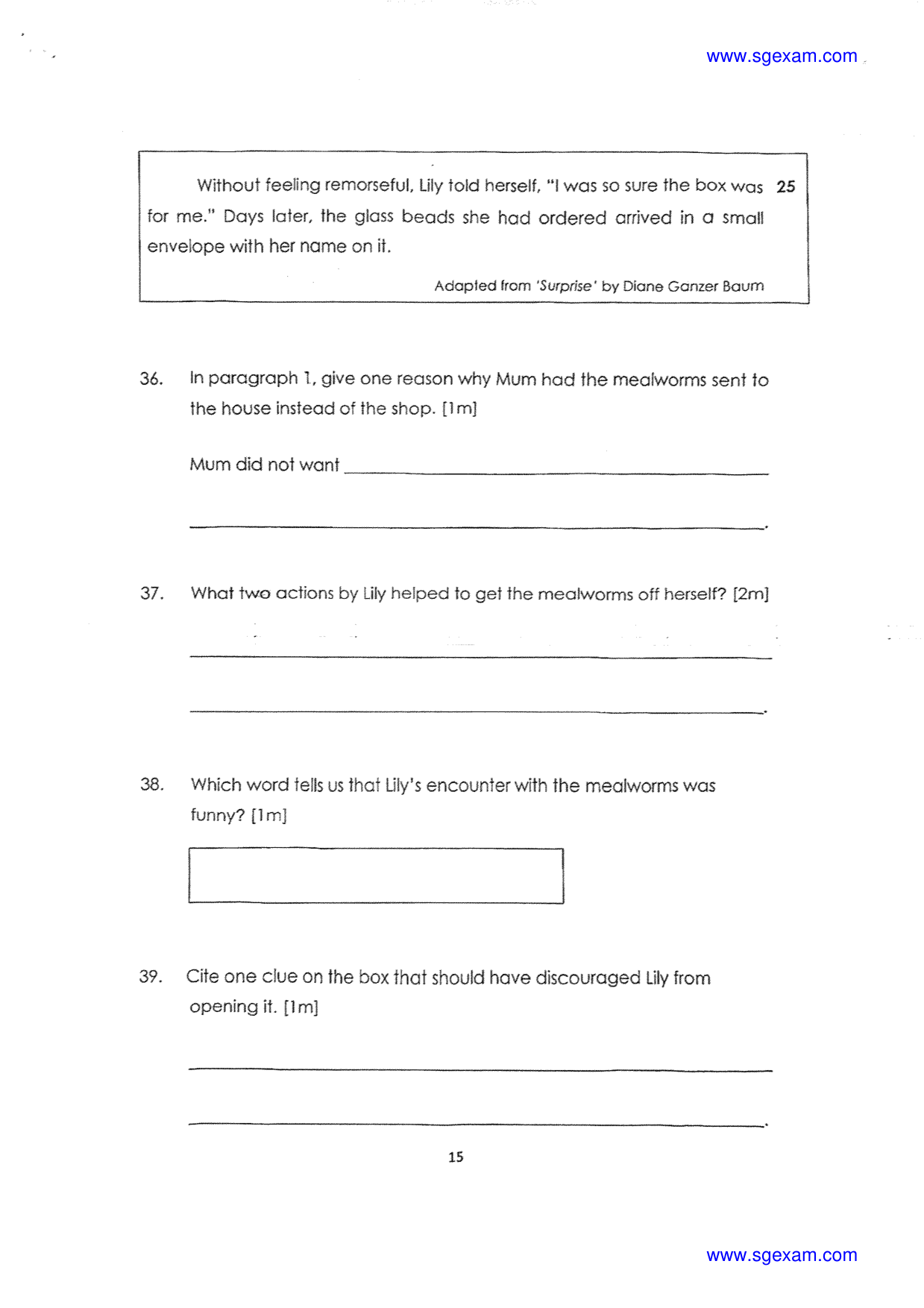 Answer Page 23