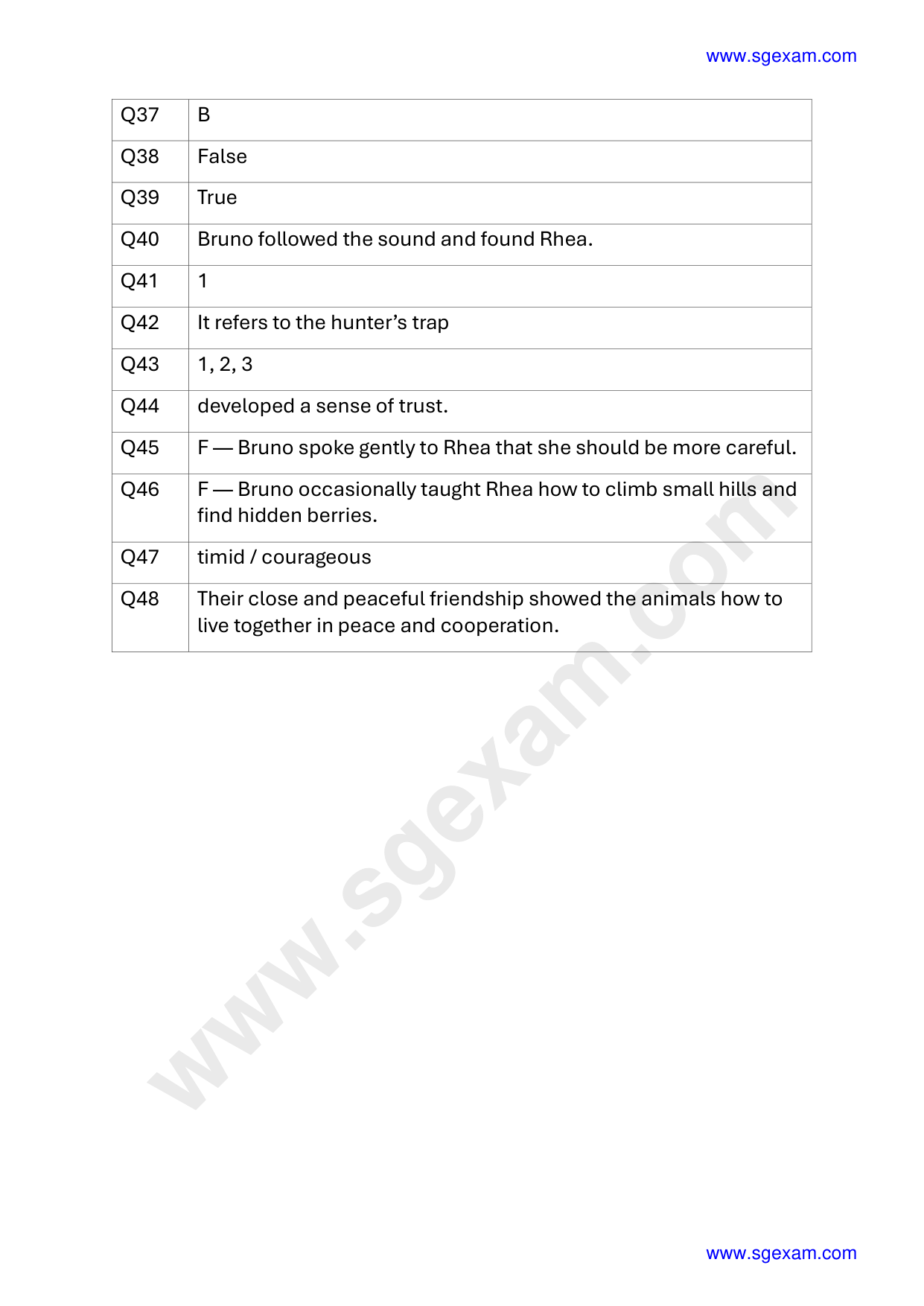 Answer Page 18