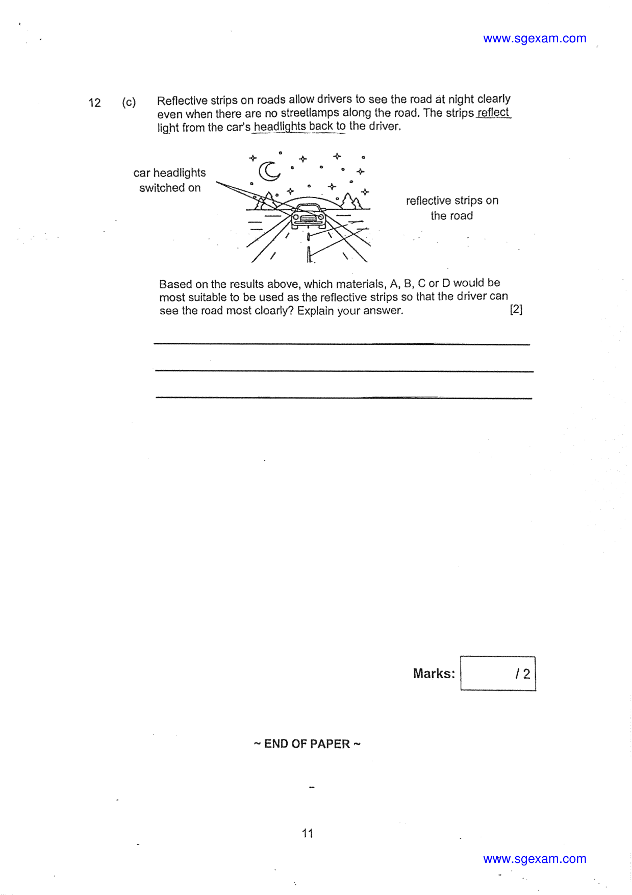 Answer Page 11