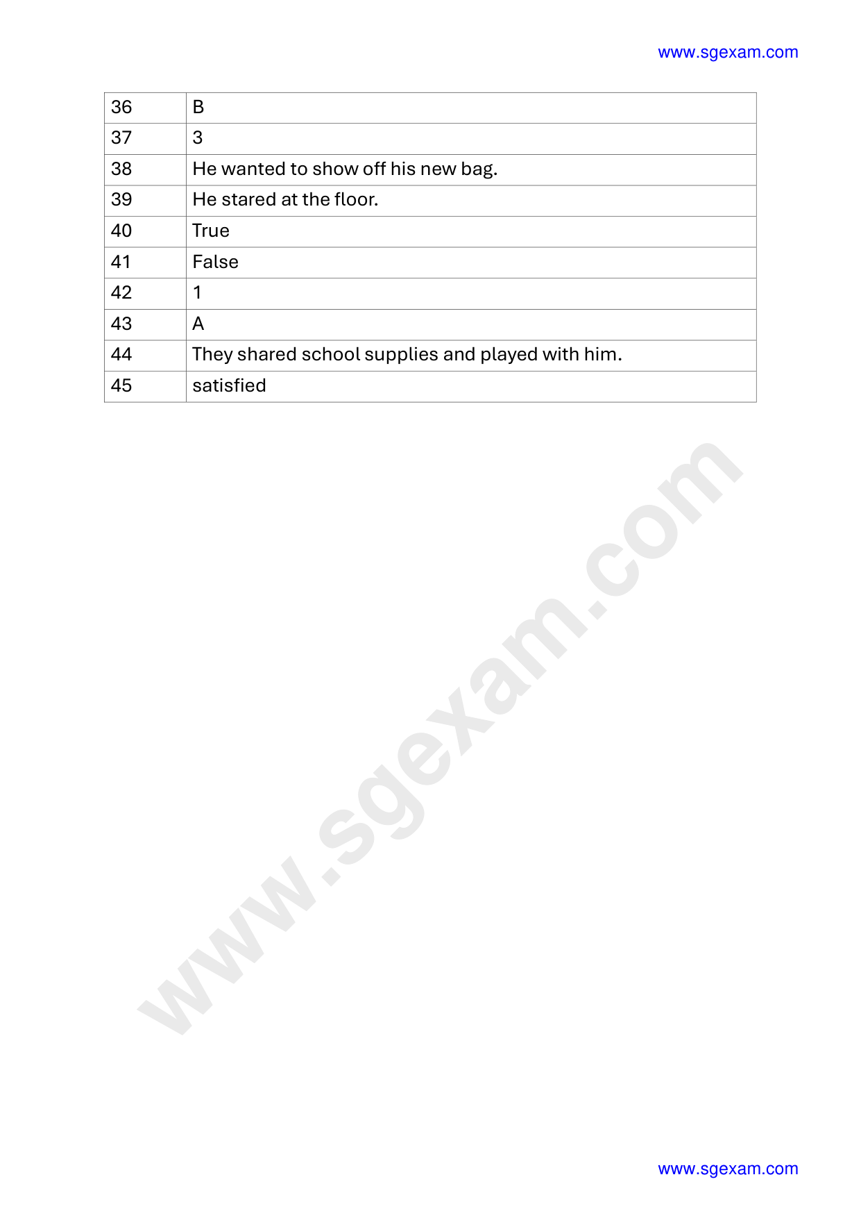 Answer Page 18