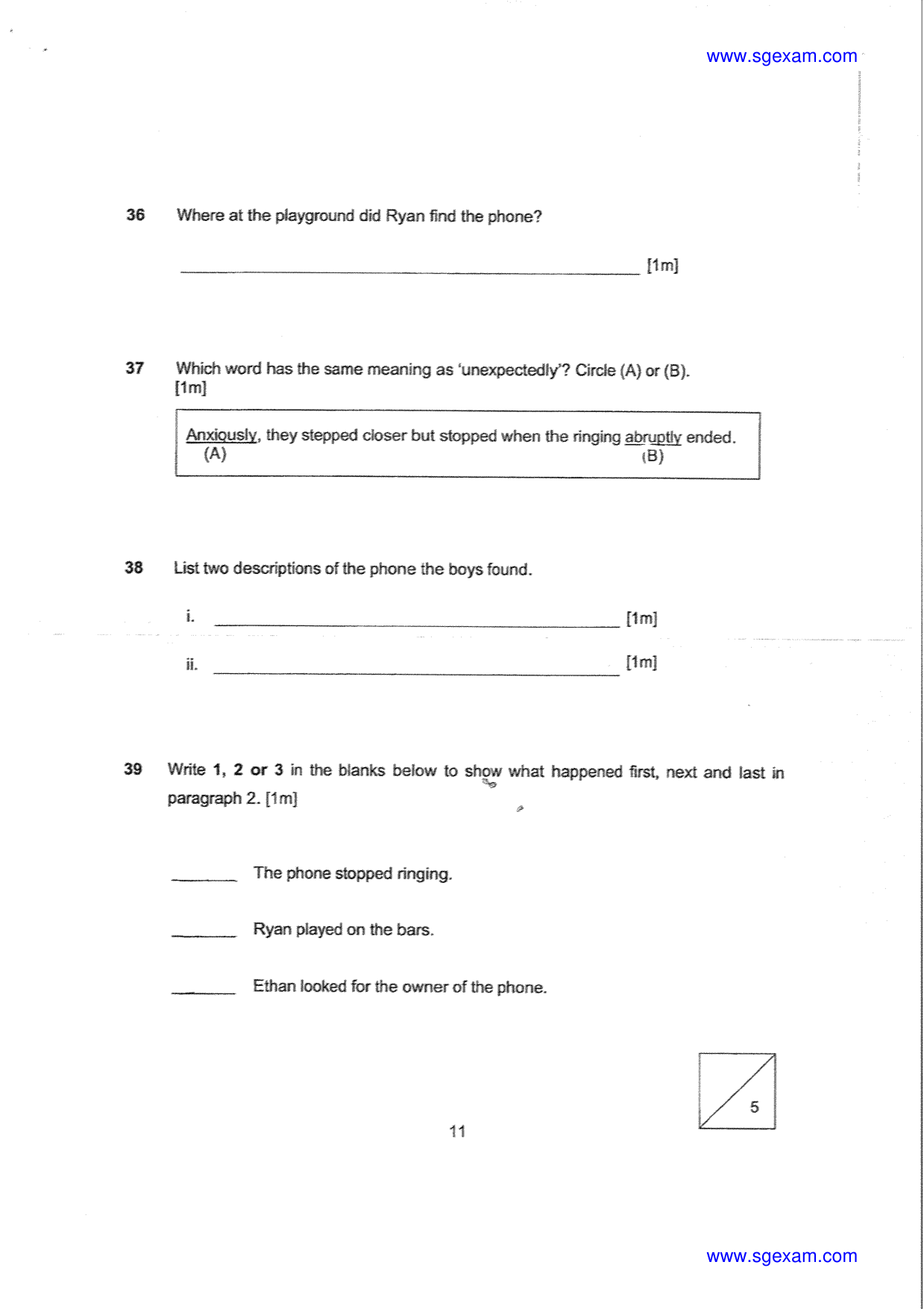Answer Page 14