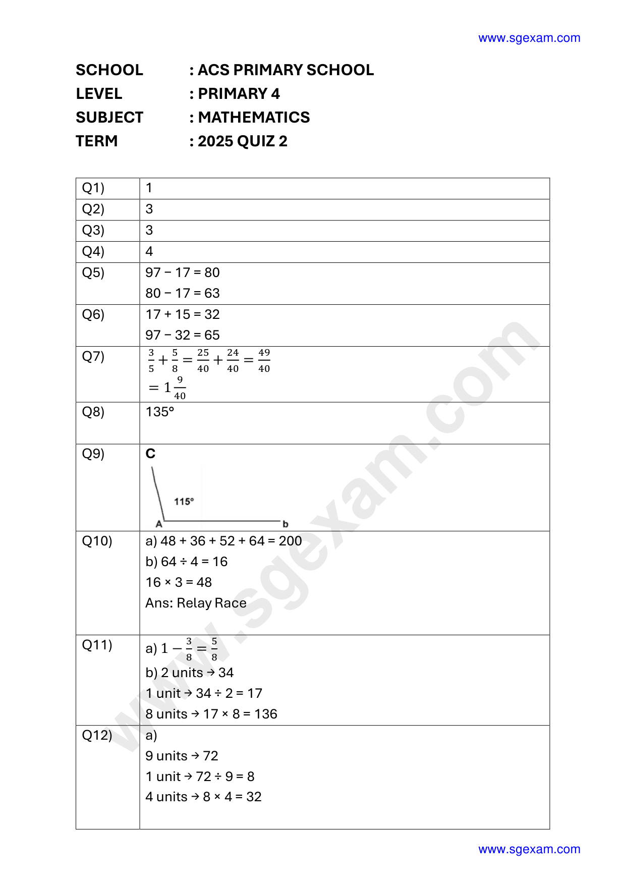 Answer Page 11