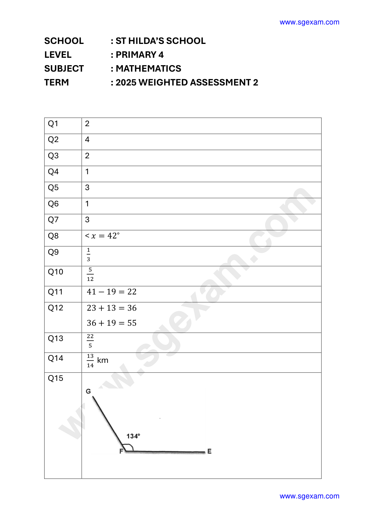 Answer Page 13