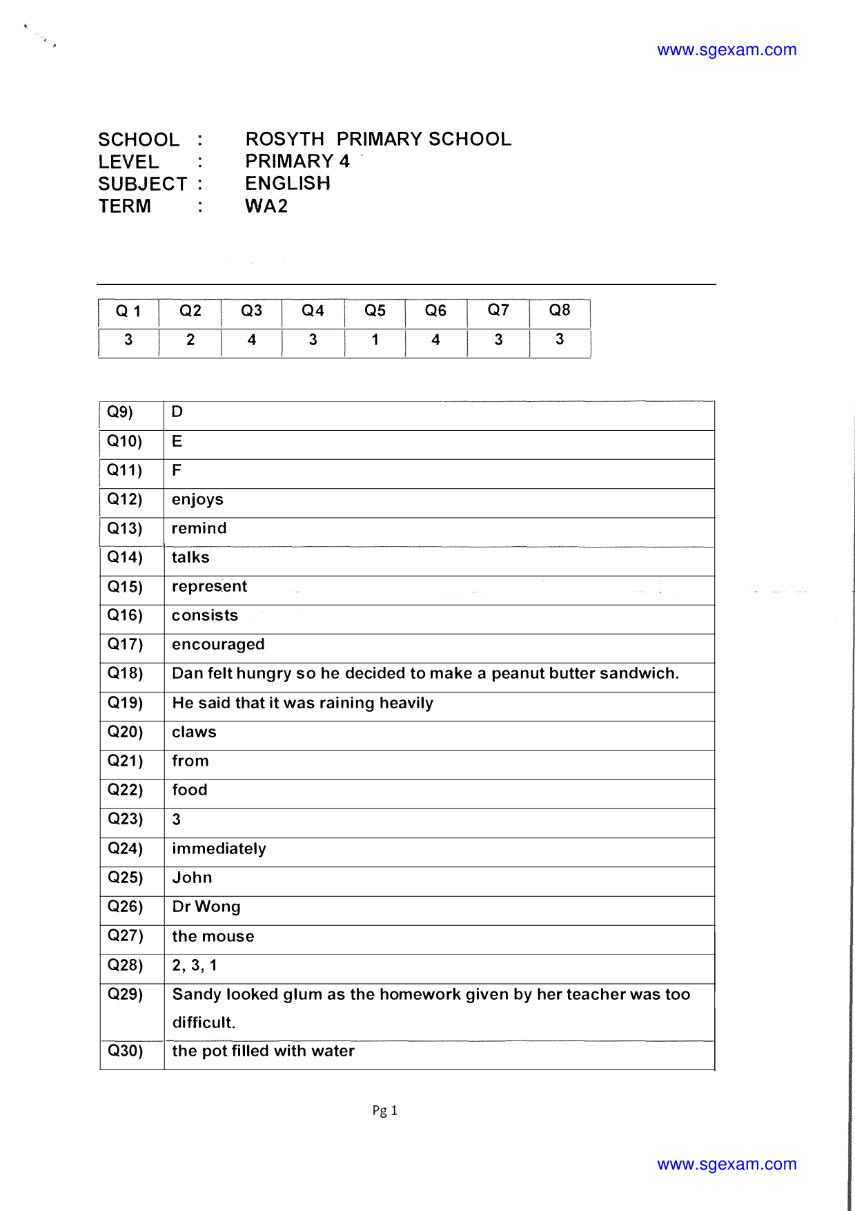 Answer Page 15