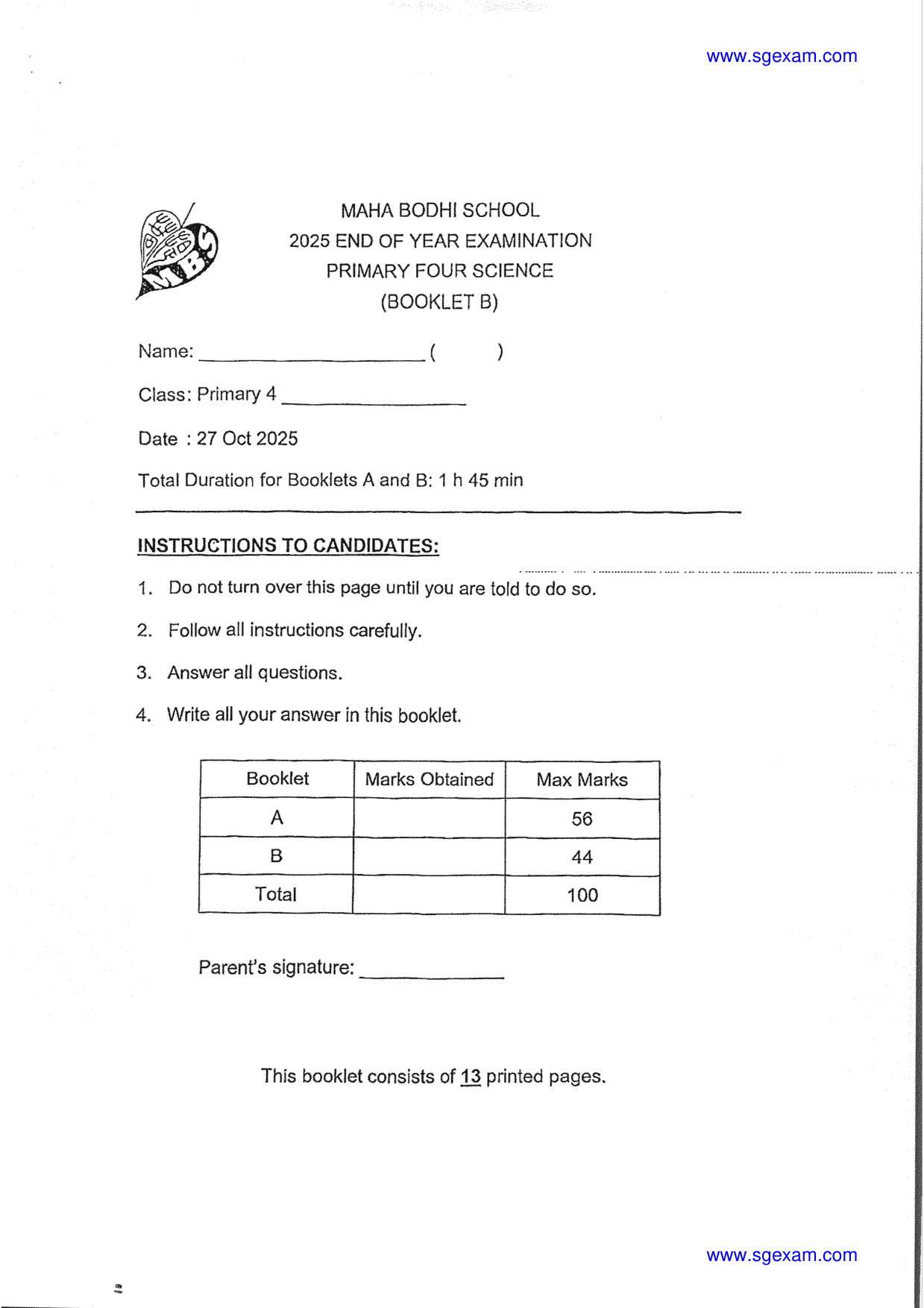 Answer Page 21