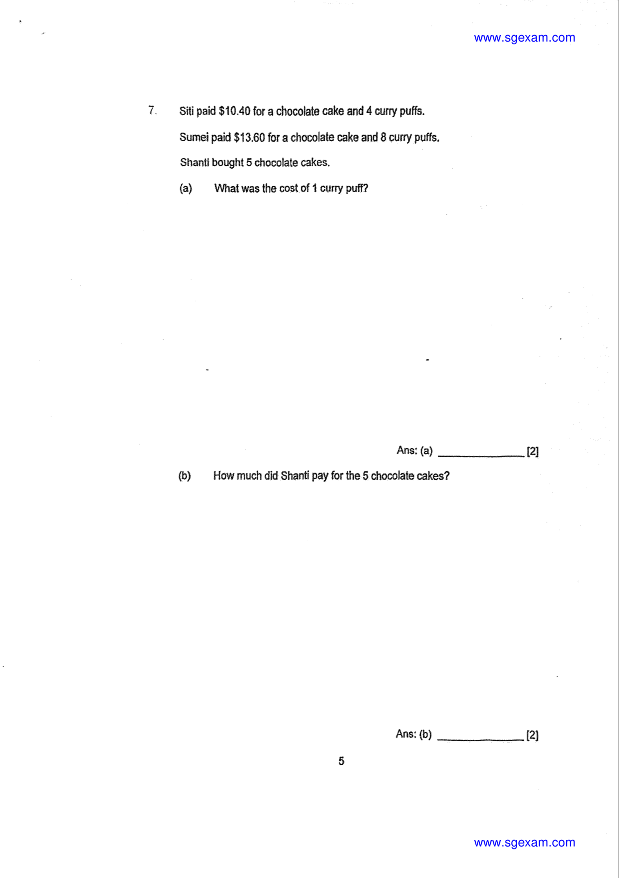 Answer Page 5