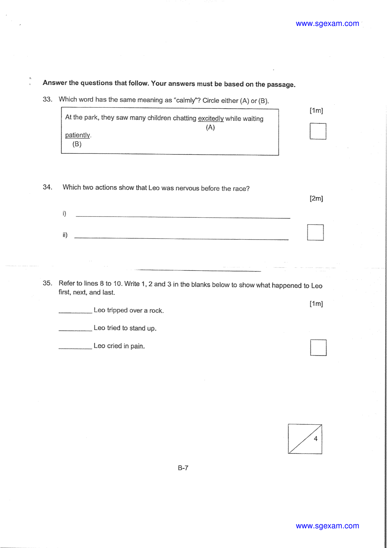 Answer Page 13