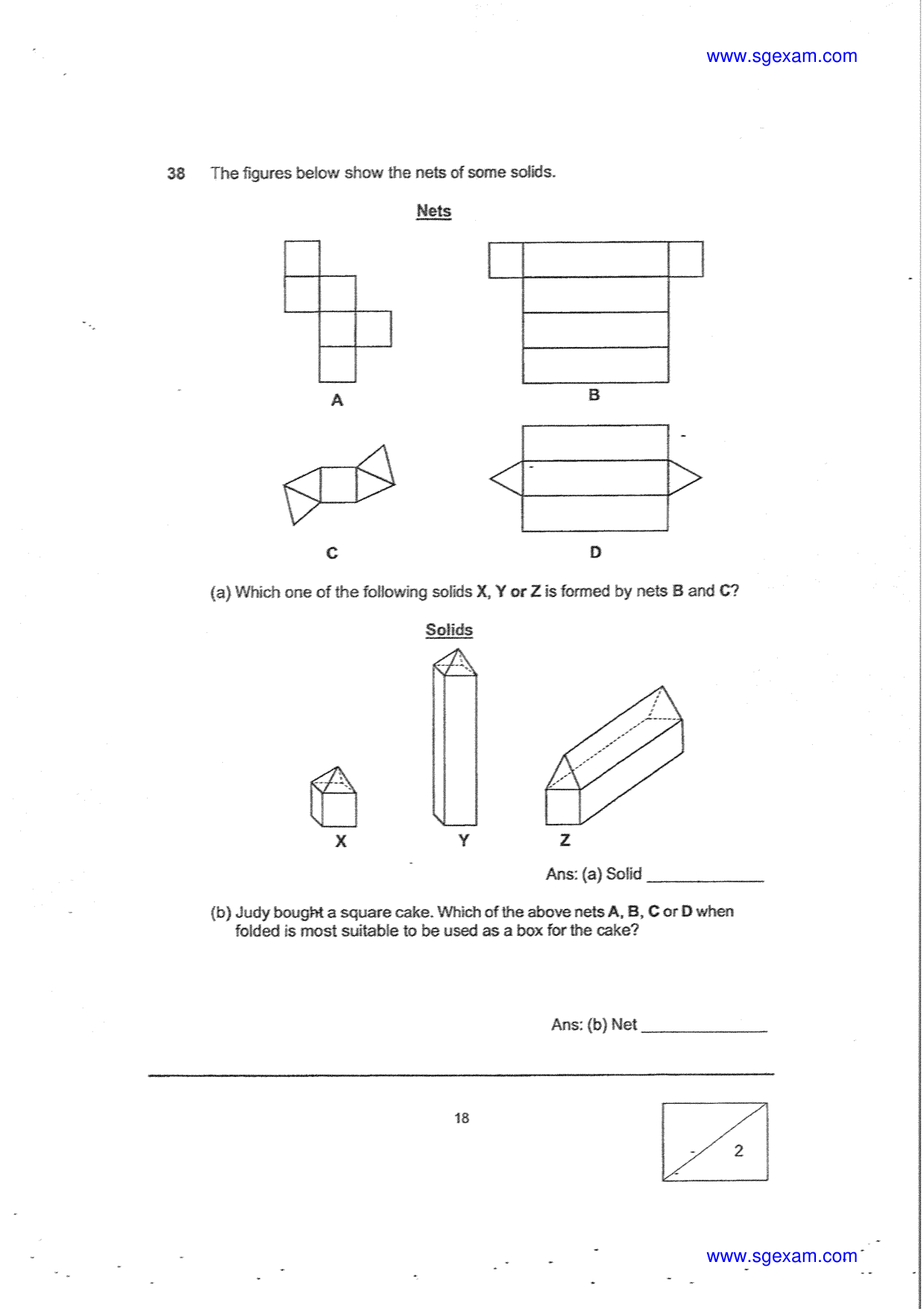 Answer Page 20