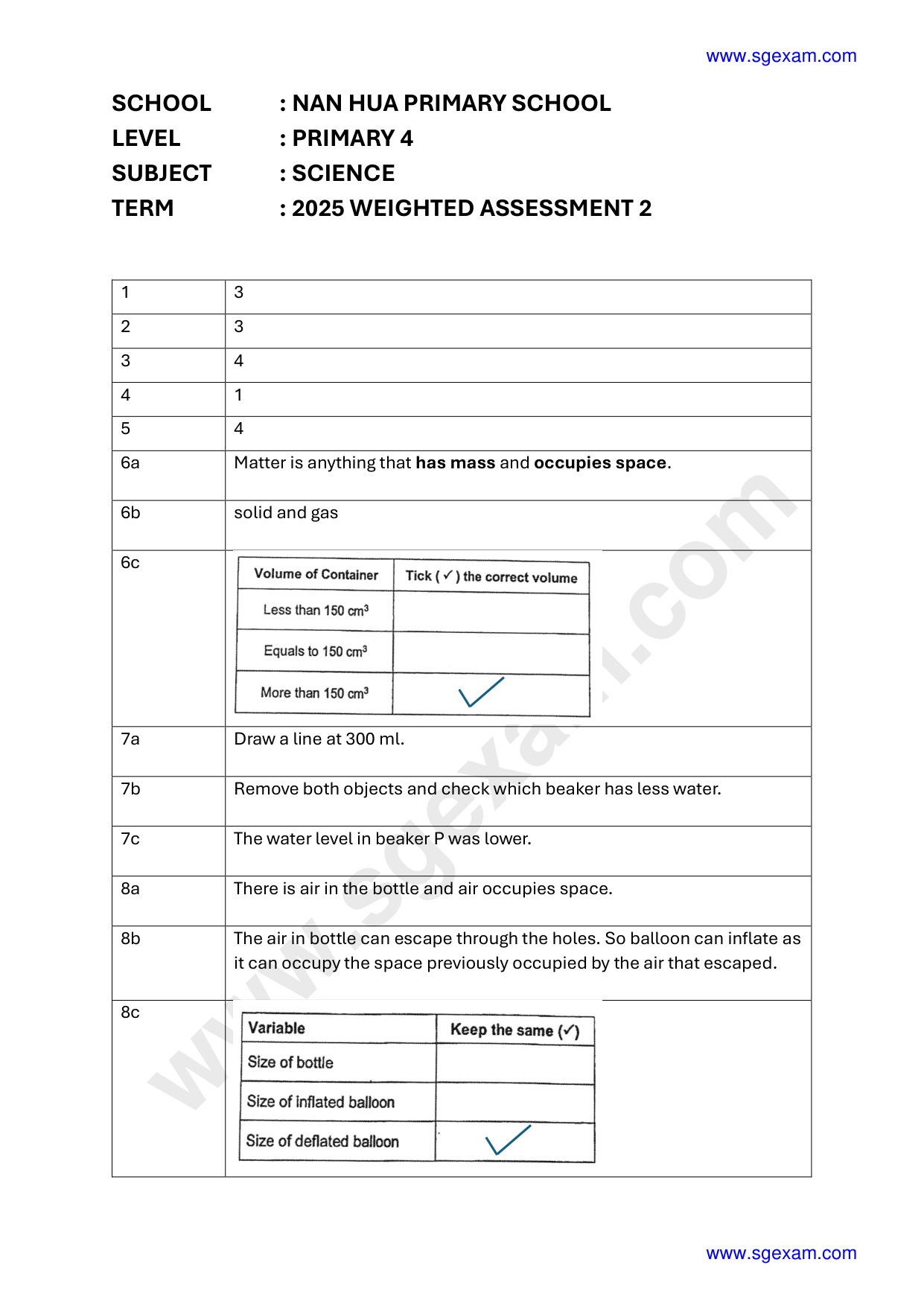 Answer Page 7