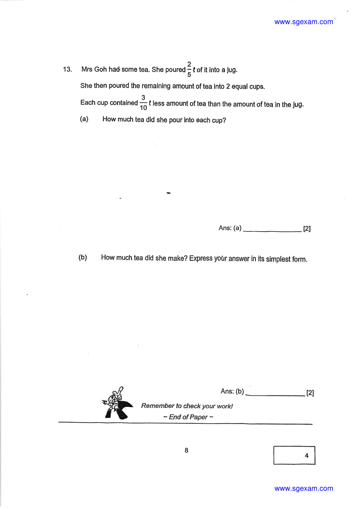 Answer Page 8