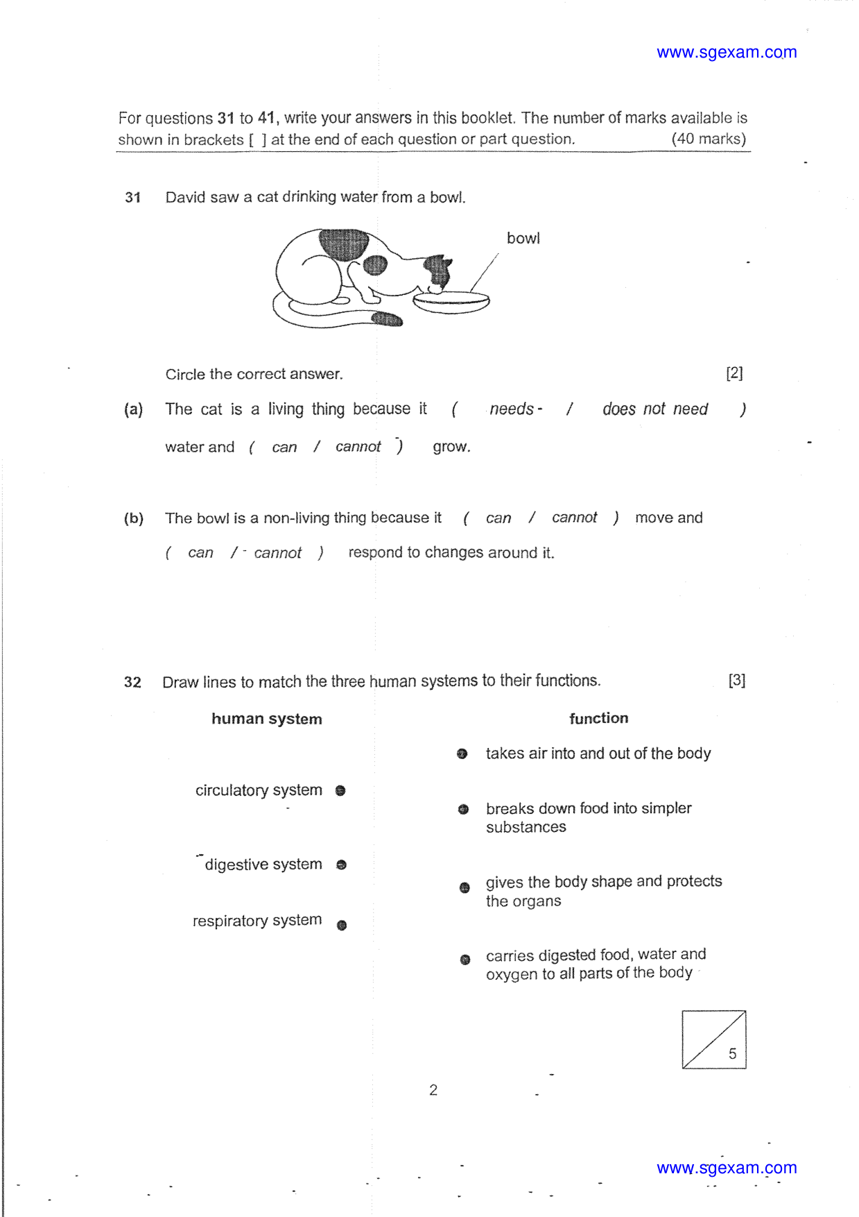 Answer Page 20
