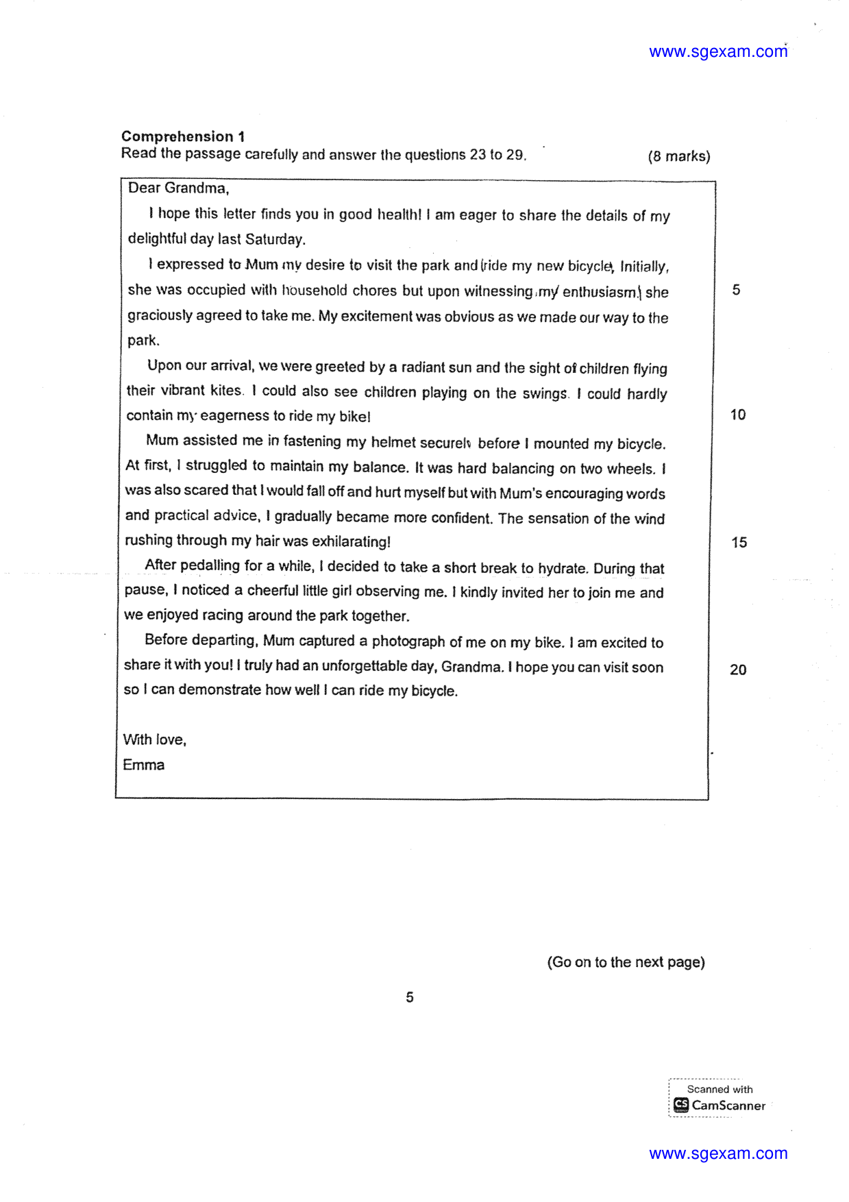 Answer Page 6
