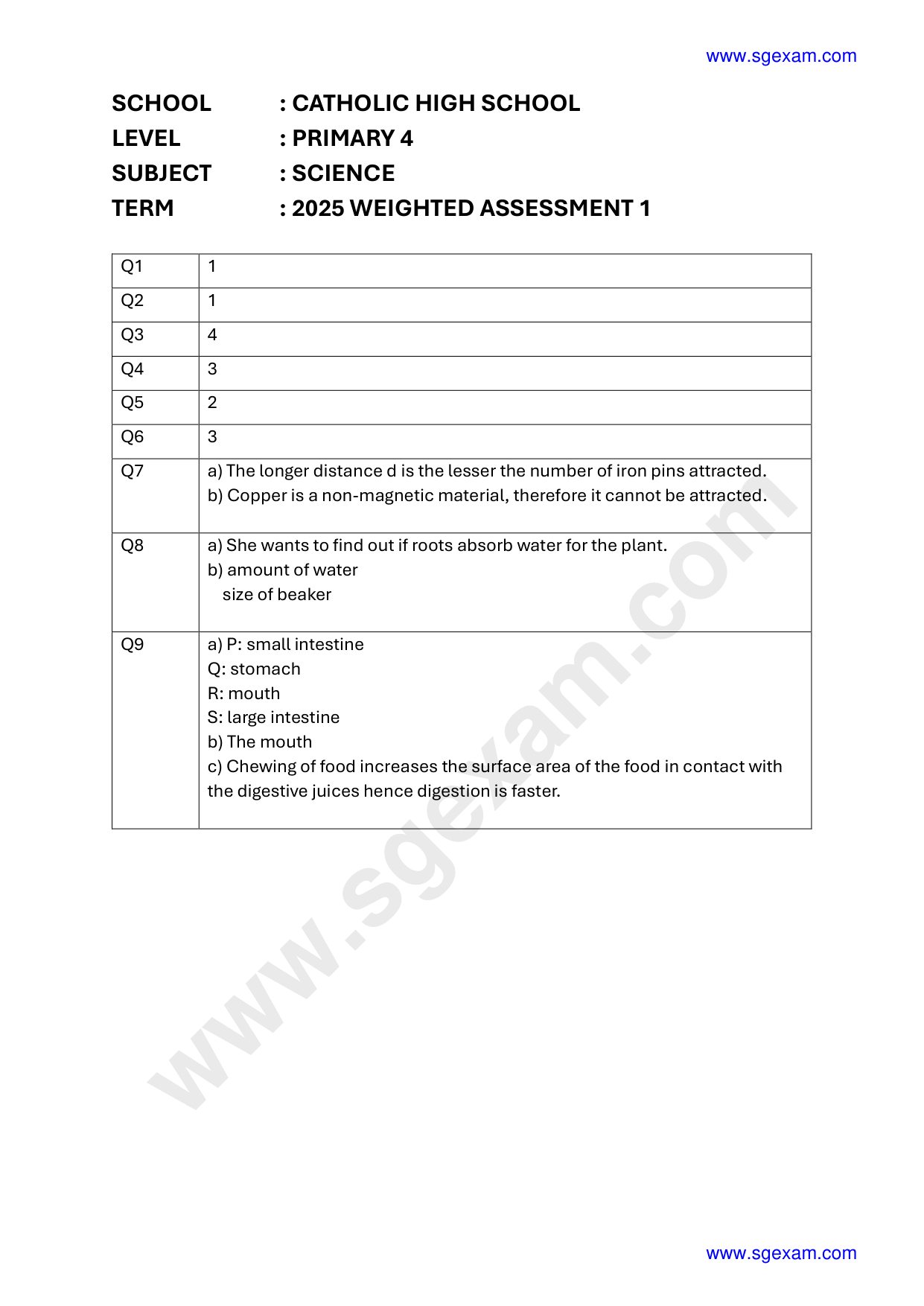 Answer Page 9