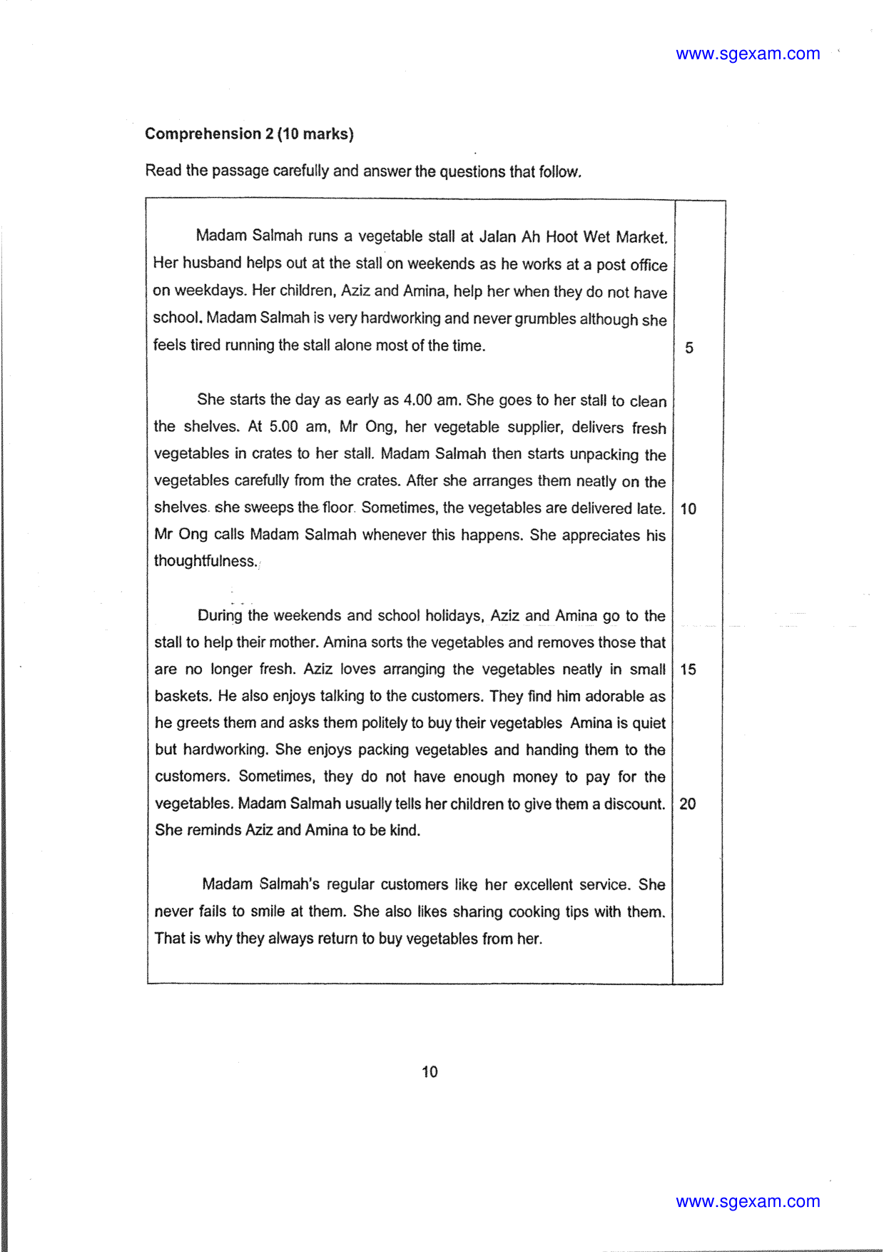 Answer Page 19