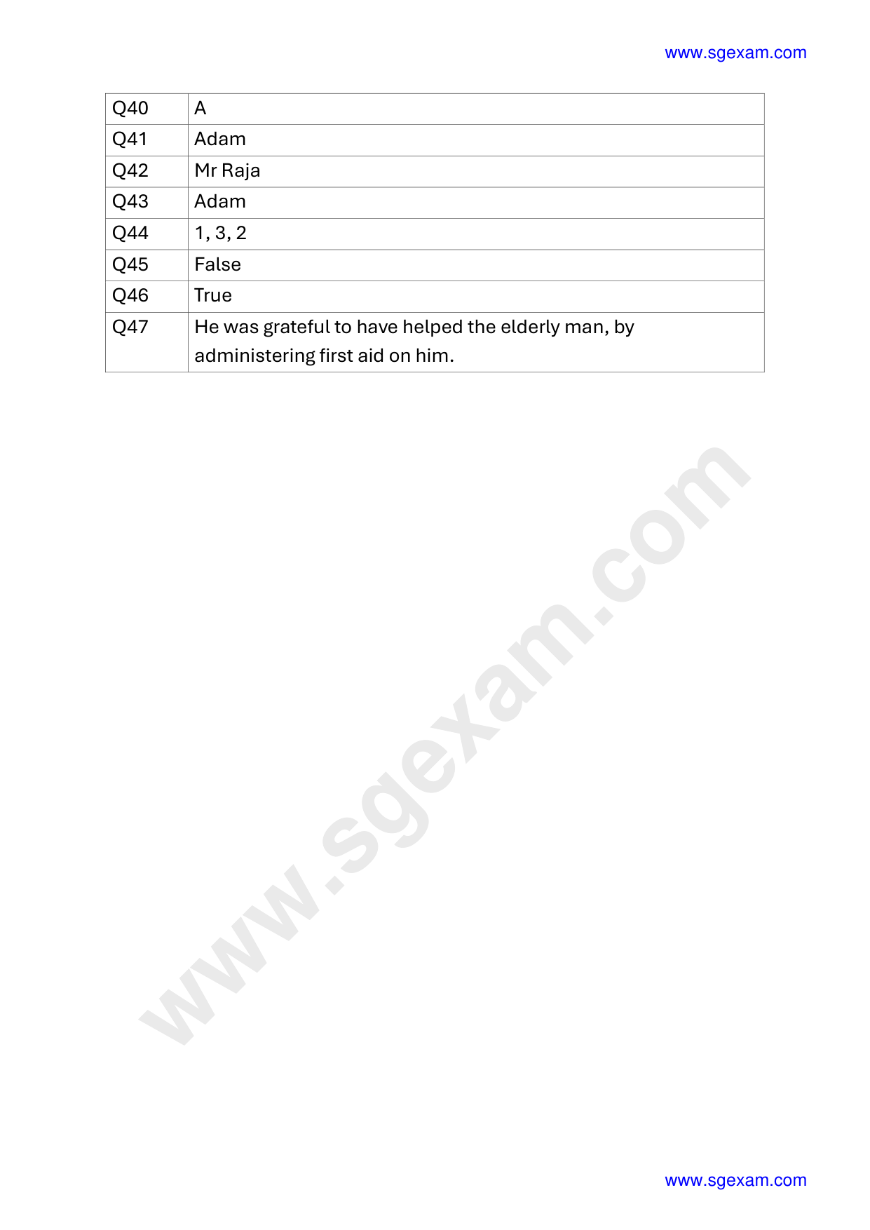Answer Page 21