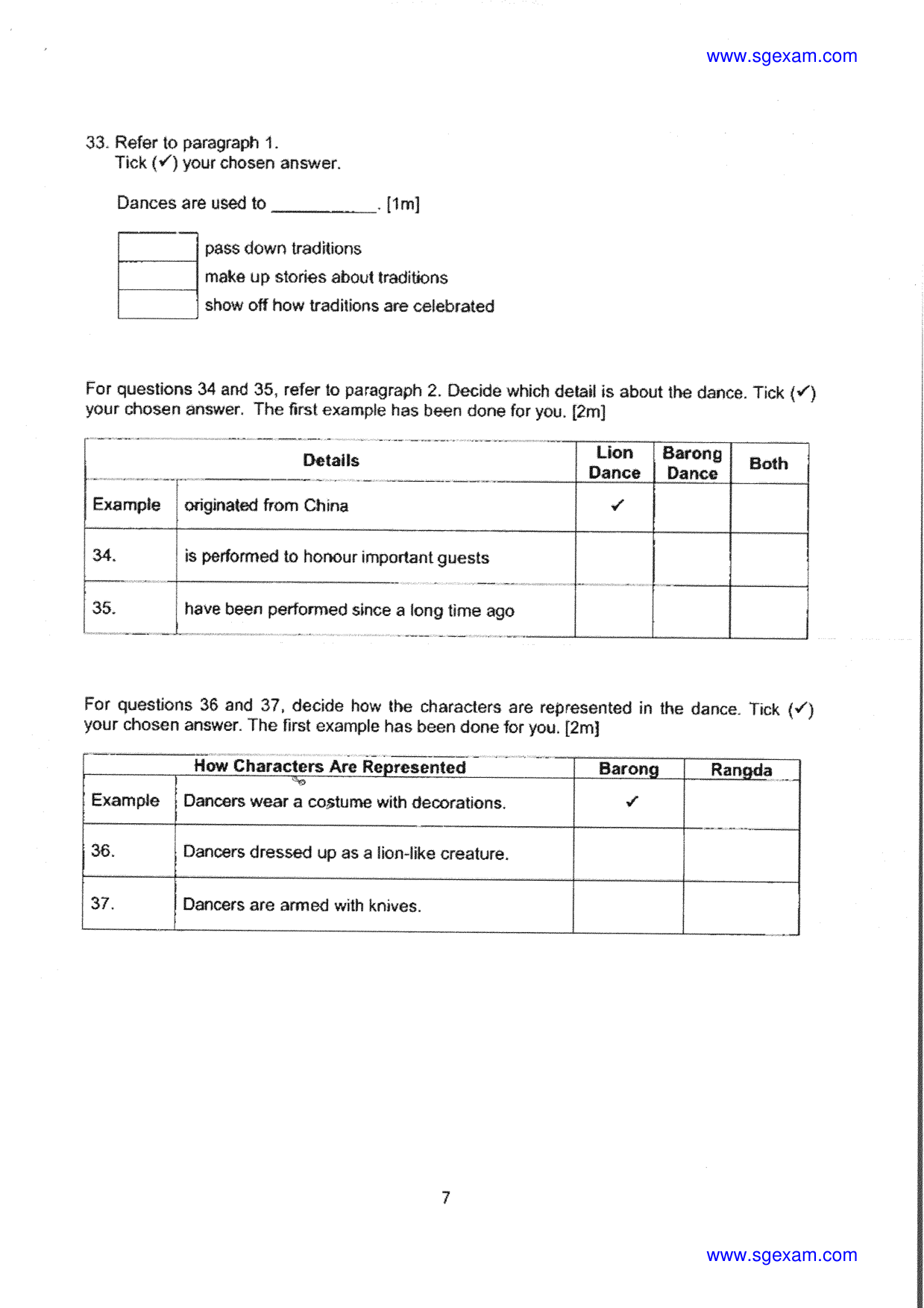 Answer Page 18