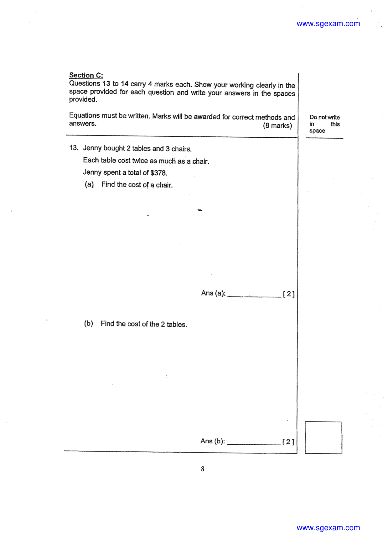 Answer Page 8