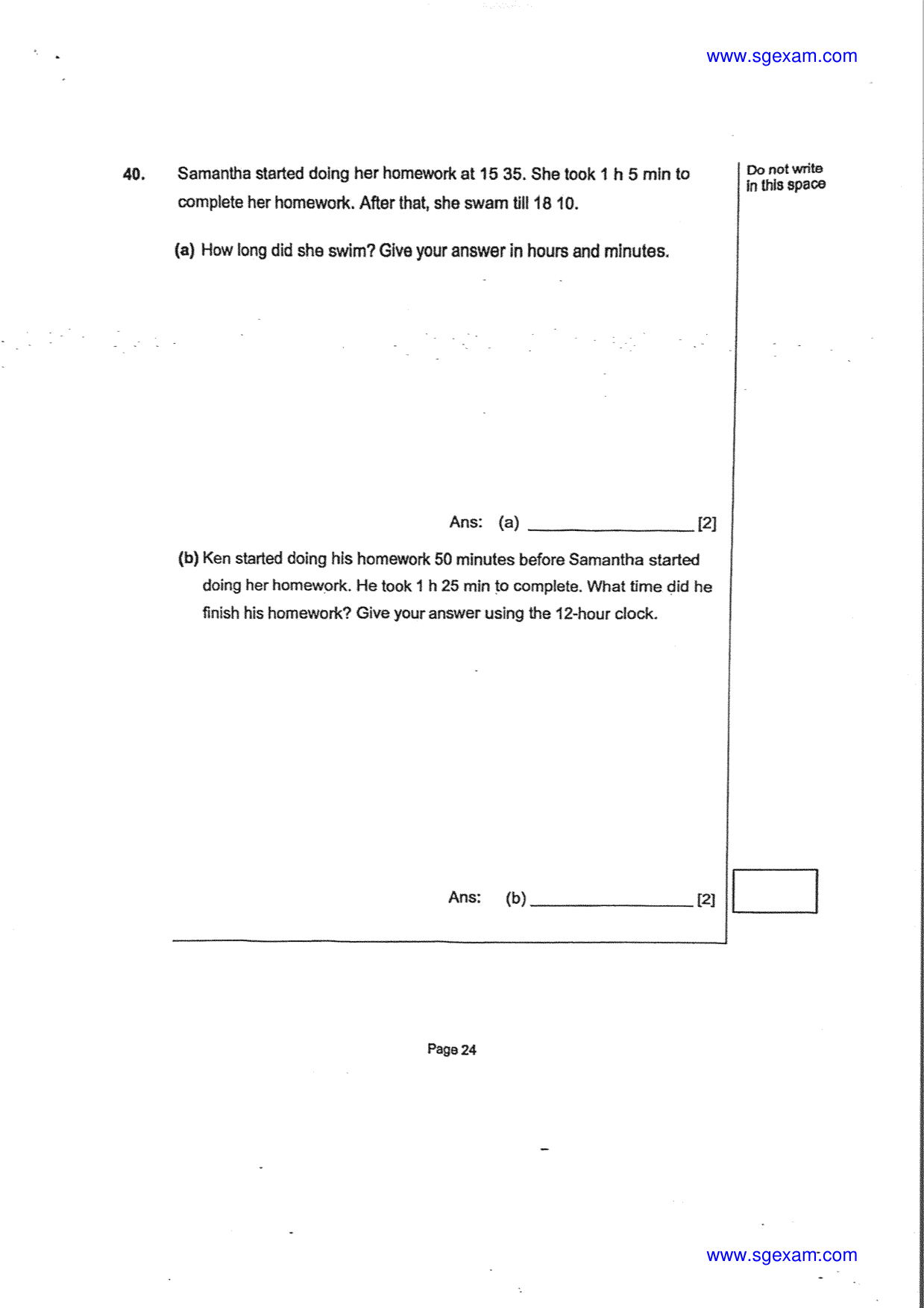 Answer Page 25