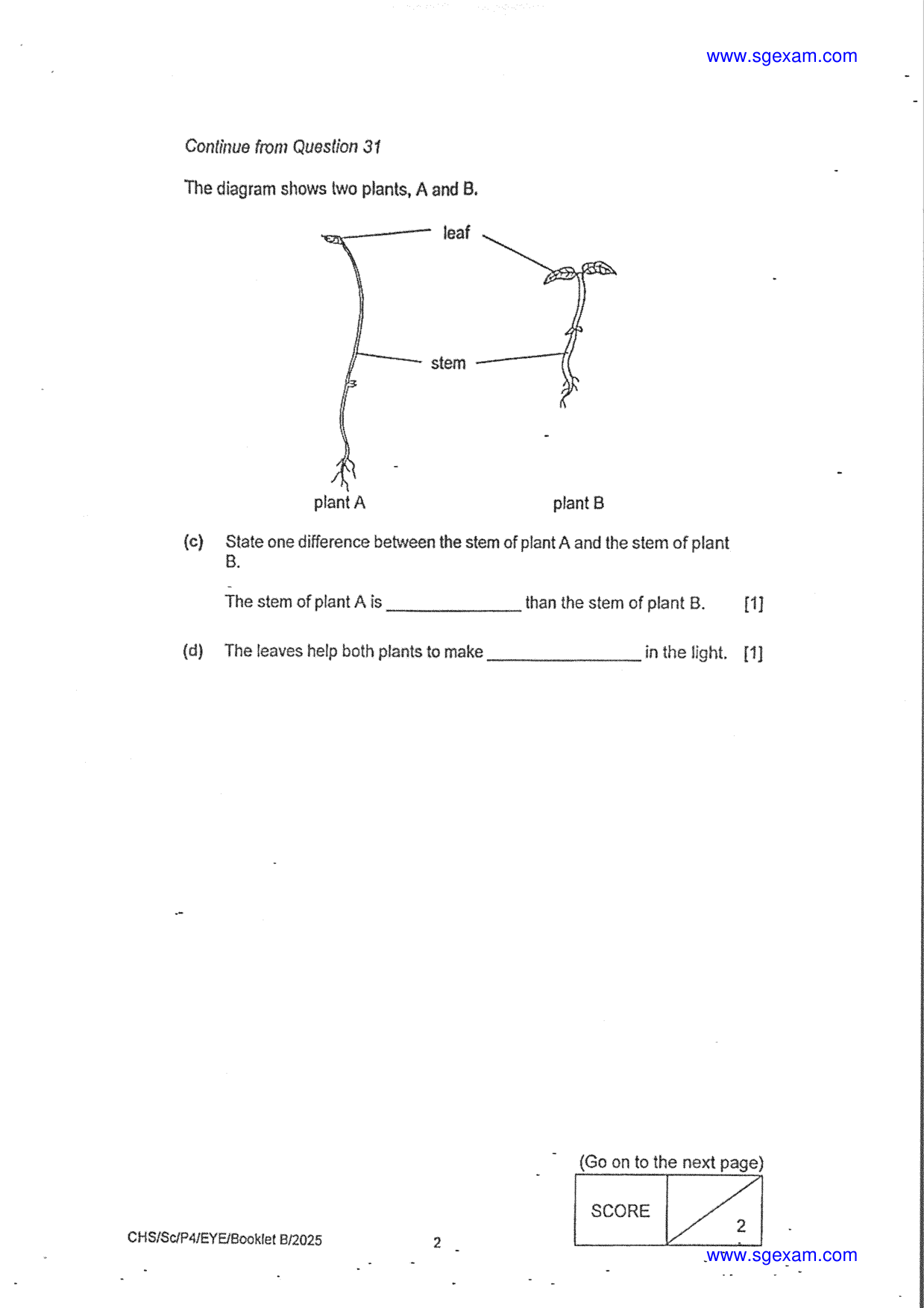 Answer Page 25