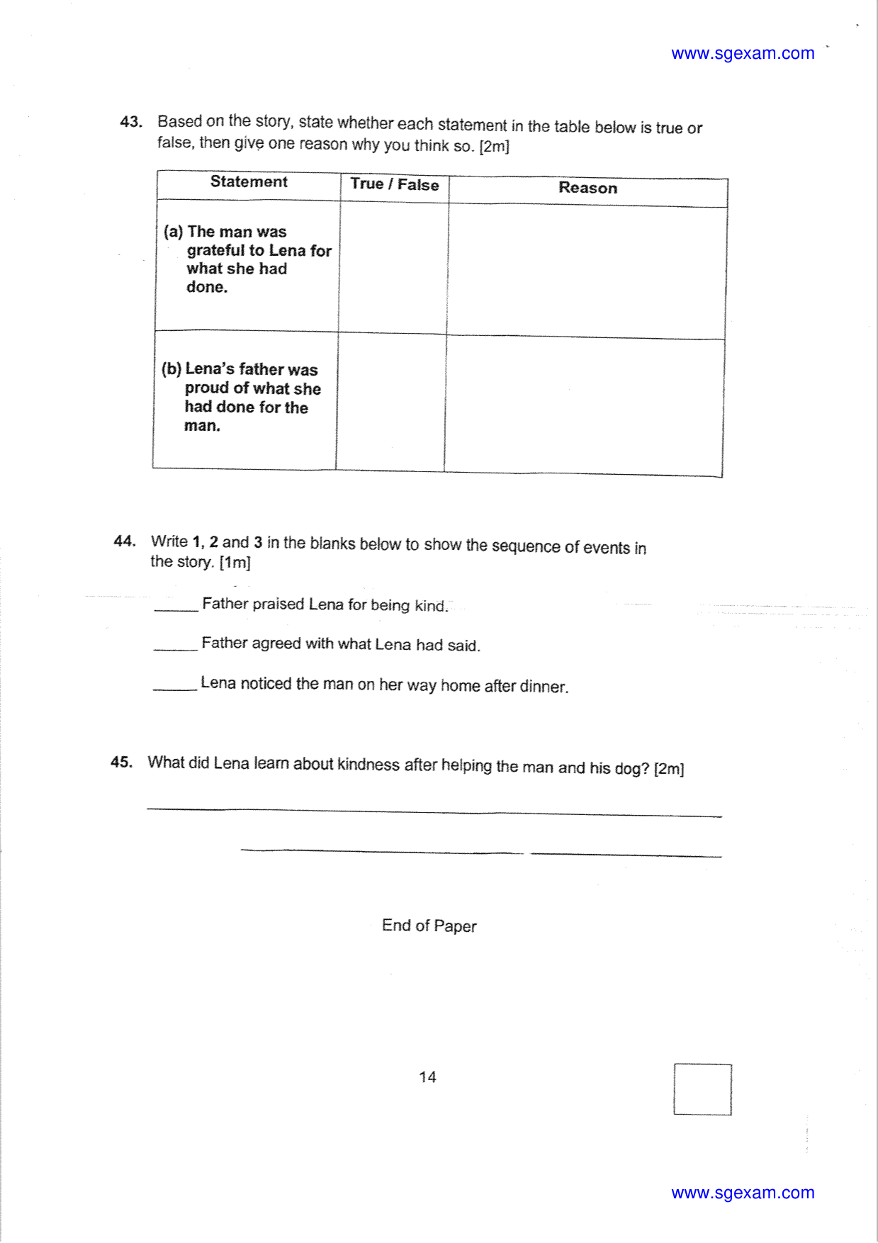 Answer Page 23