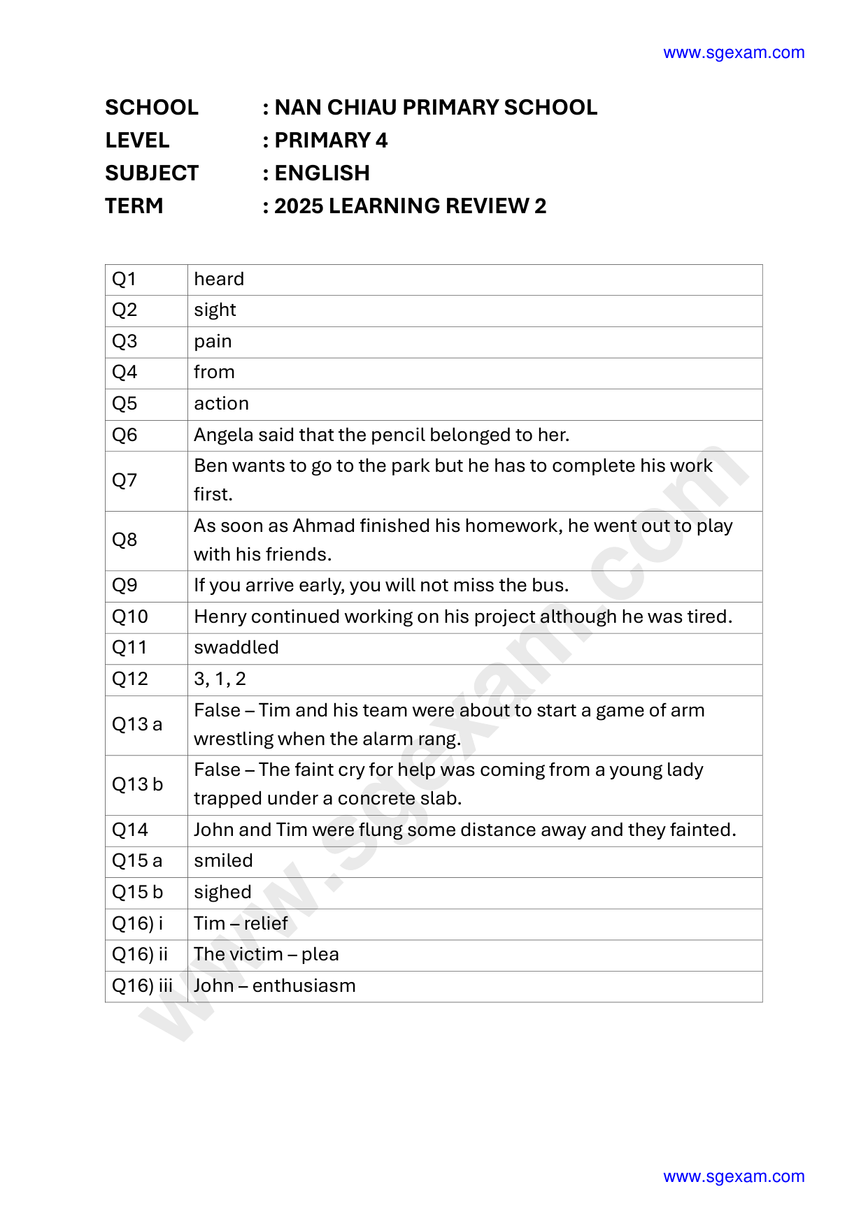 Answer Page 7
