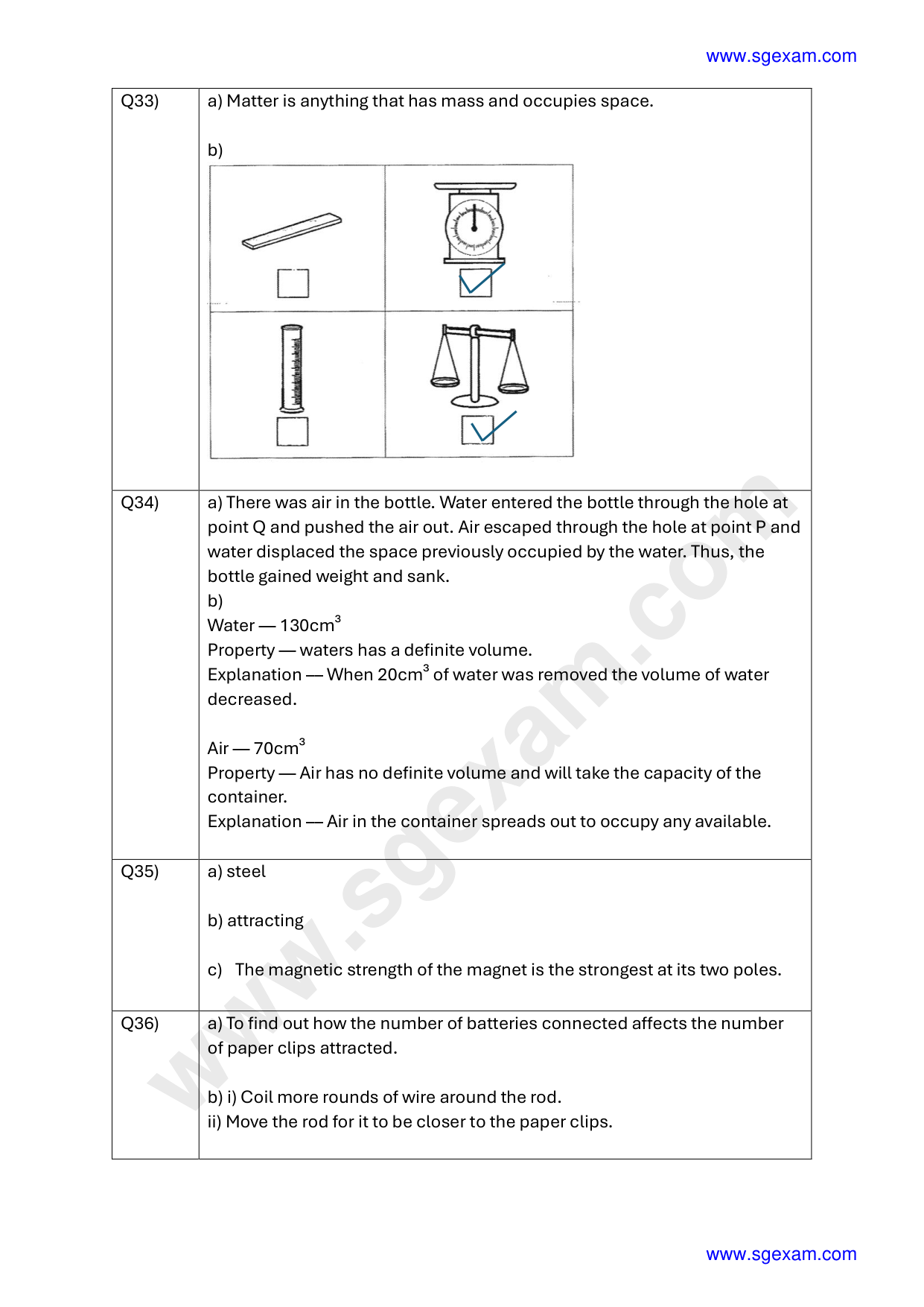 Answer Page 36