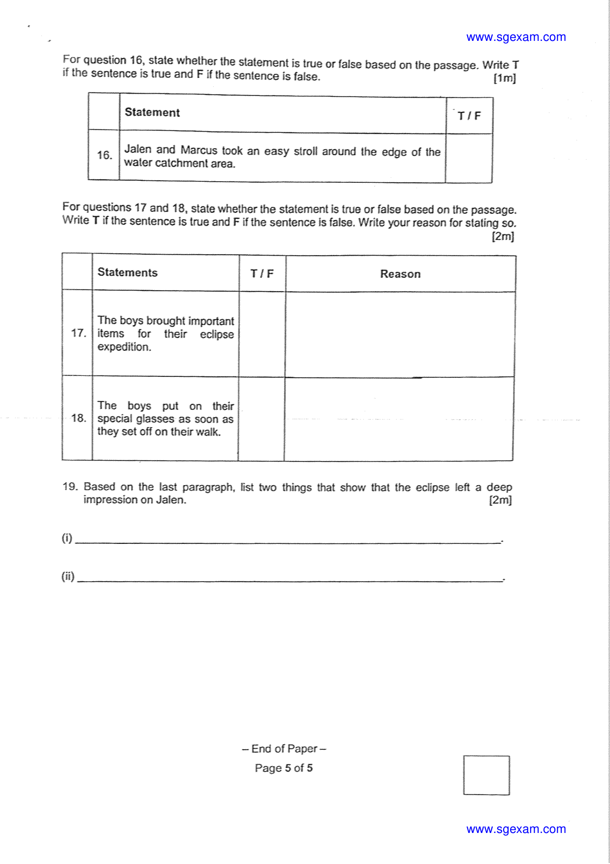 Answer Page 7